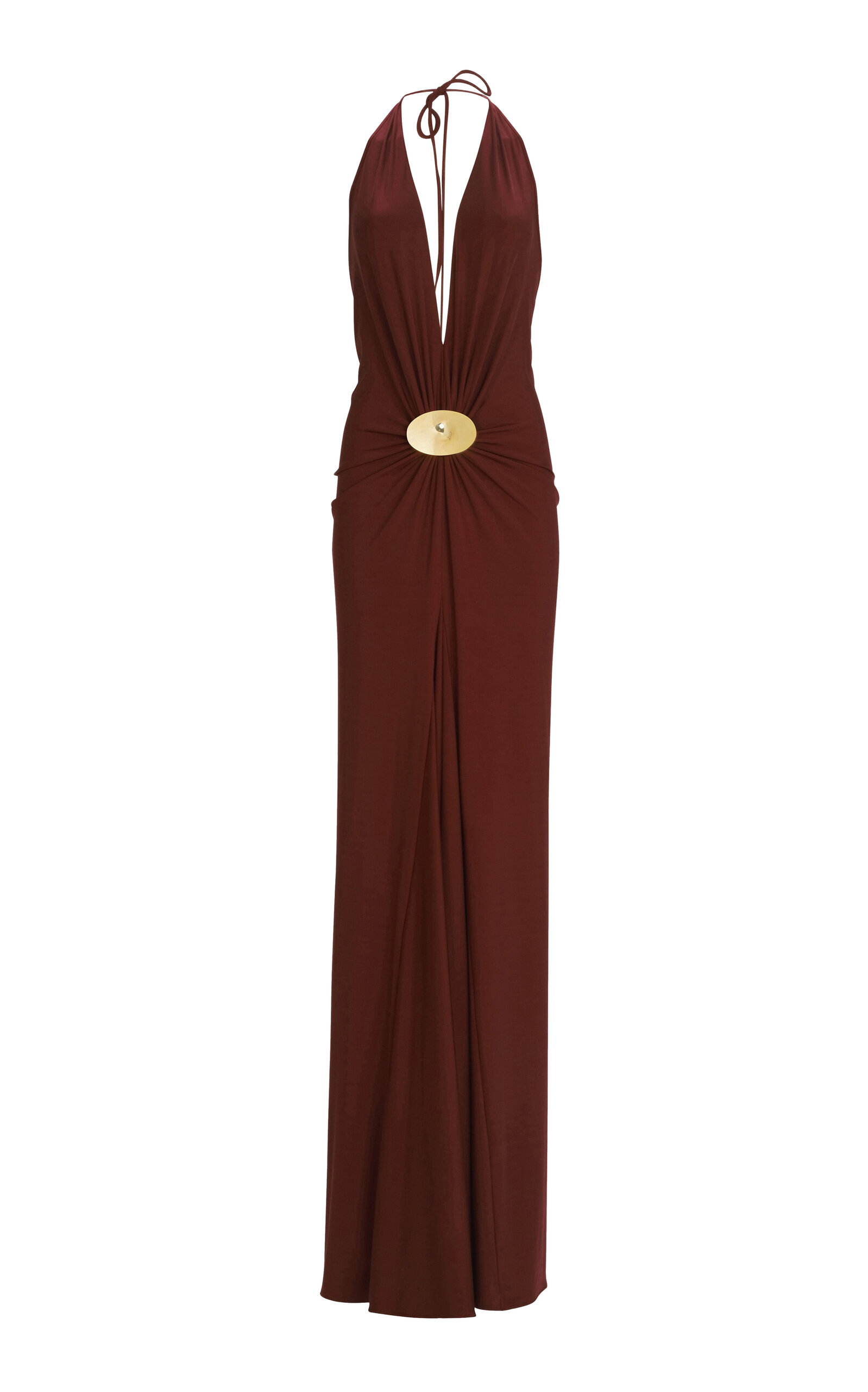Silvia Tcherassi Aiko Maxi Dress - Burgundy