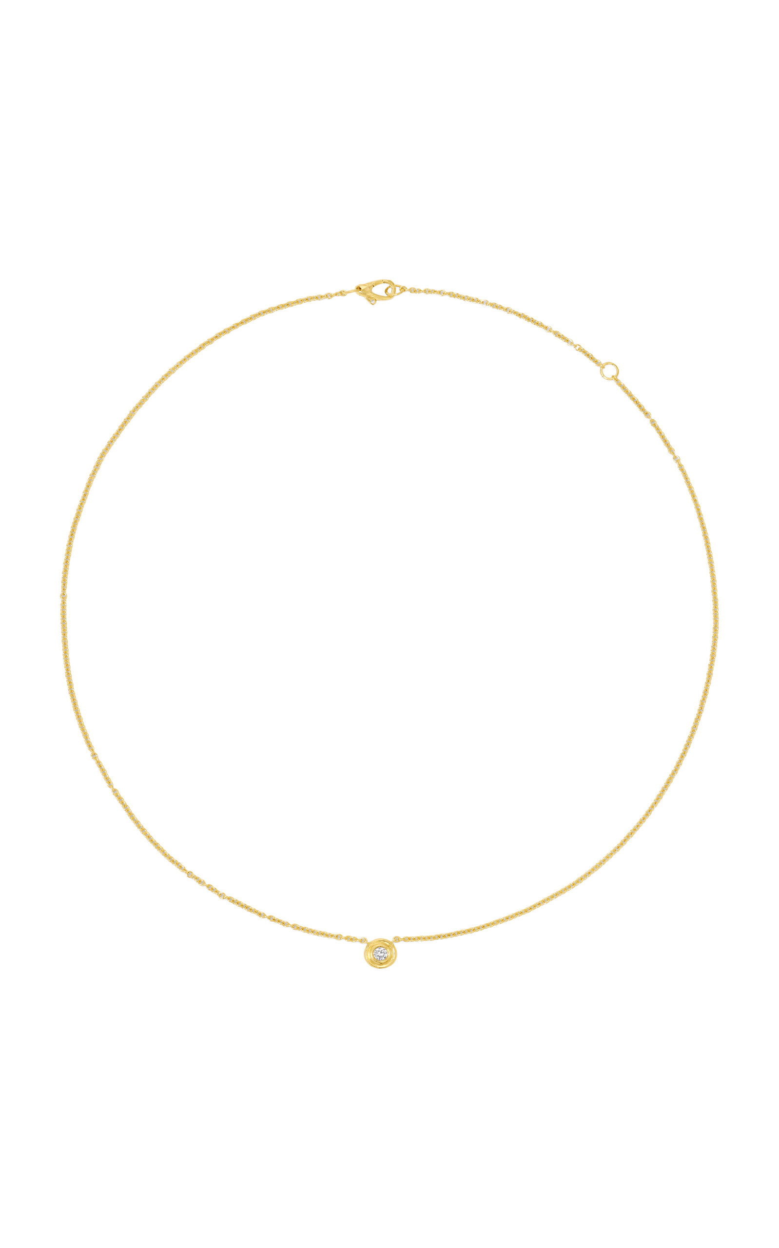 Octavia Elizabeth 18k Yellow Gold Diamond Necklace In Gold