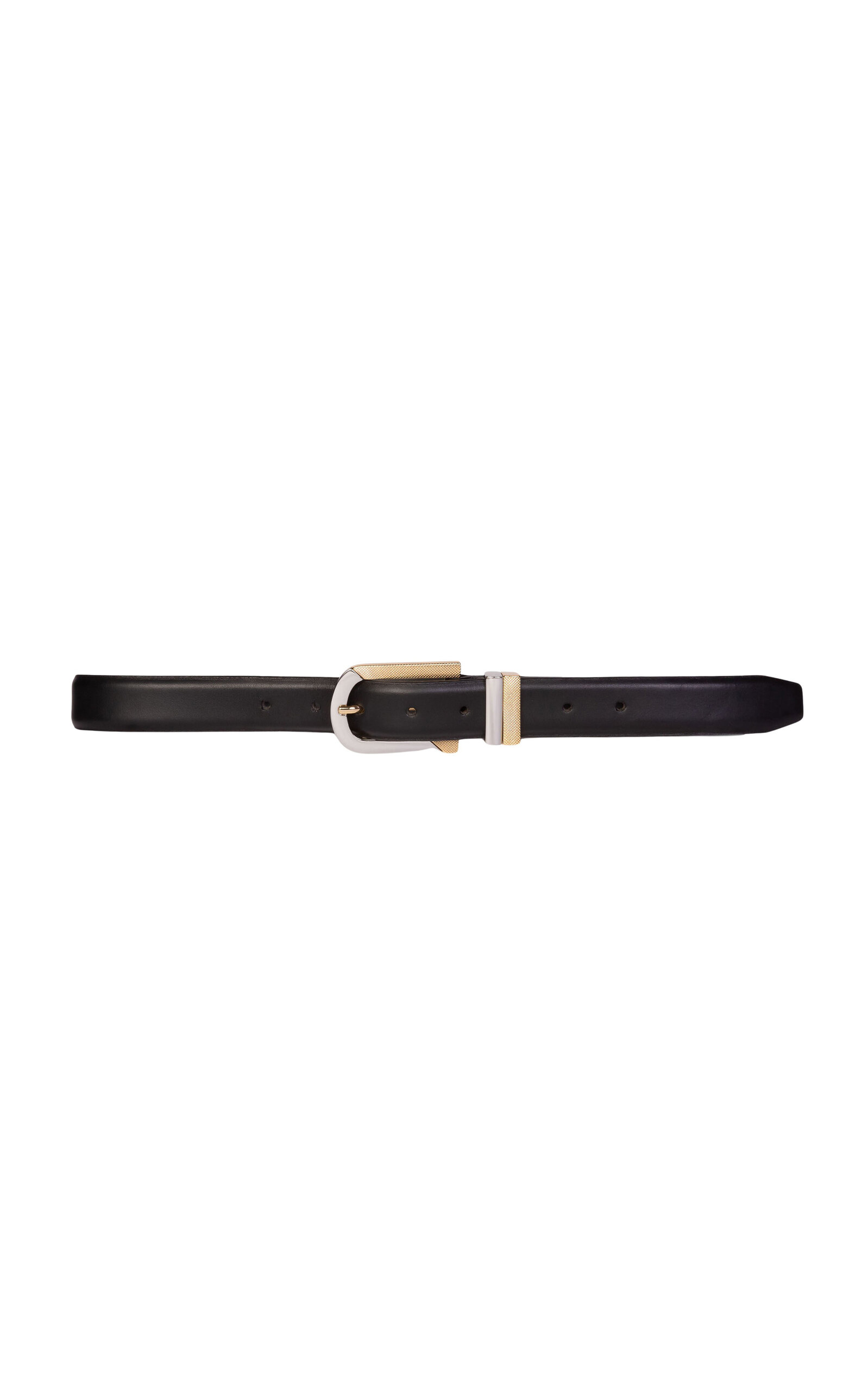 Black Suede Studio Erin Leather Belt