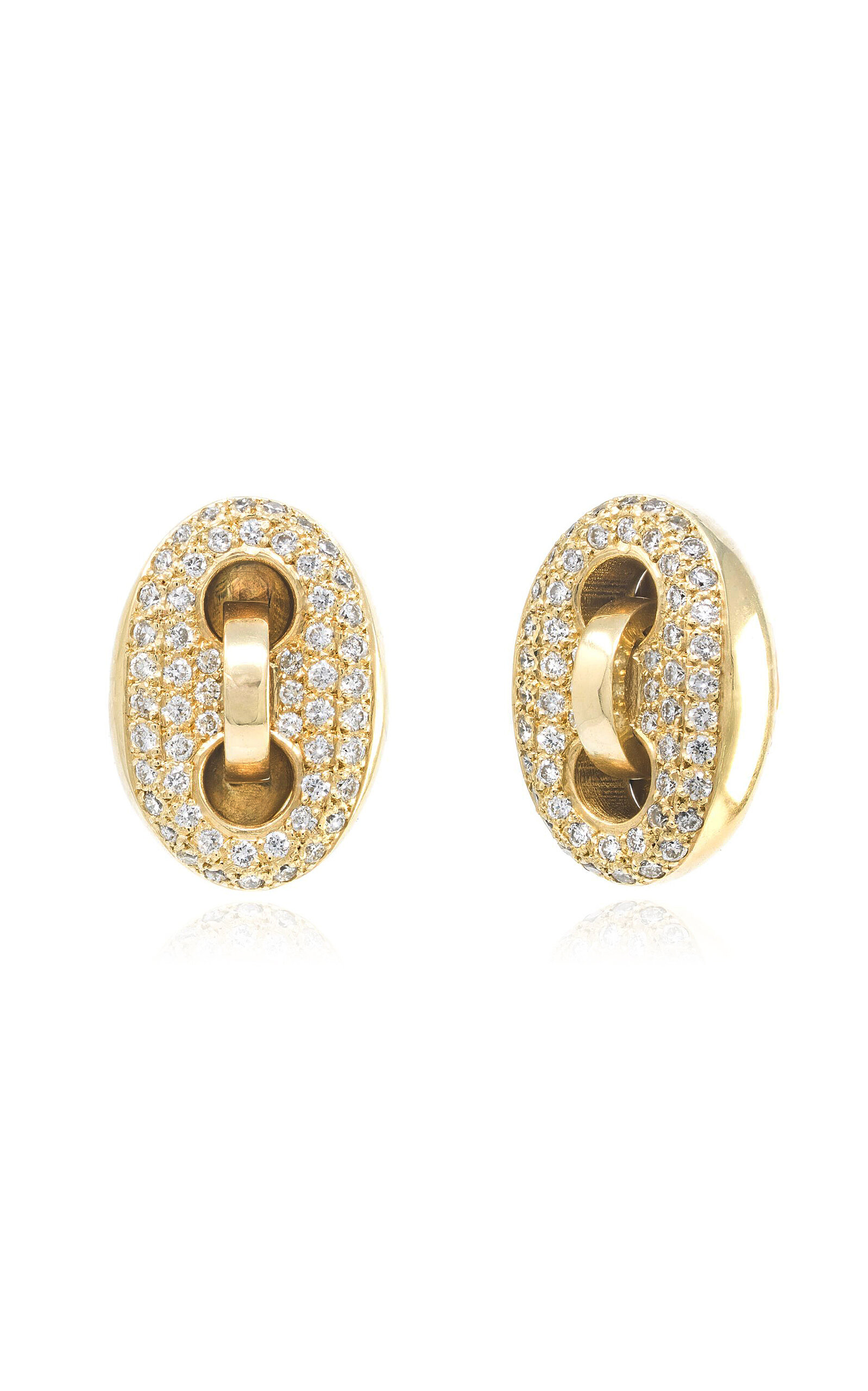 Jenna Blake - Mini Mariner 18K Yellow Gold Diamond Earrings - Gold - OS - Moda Operandi - Gifts For Her 7000$