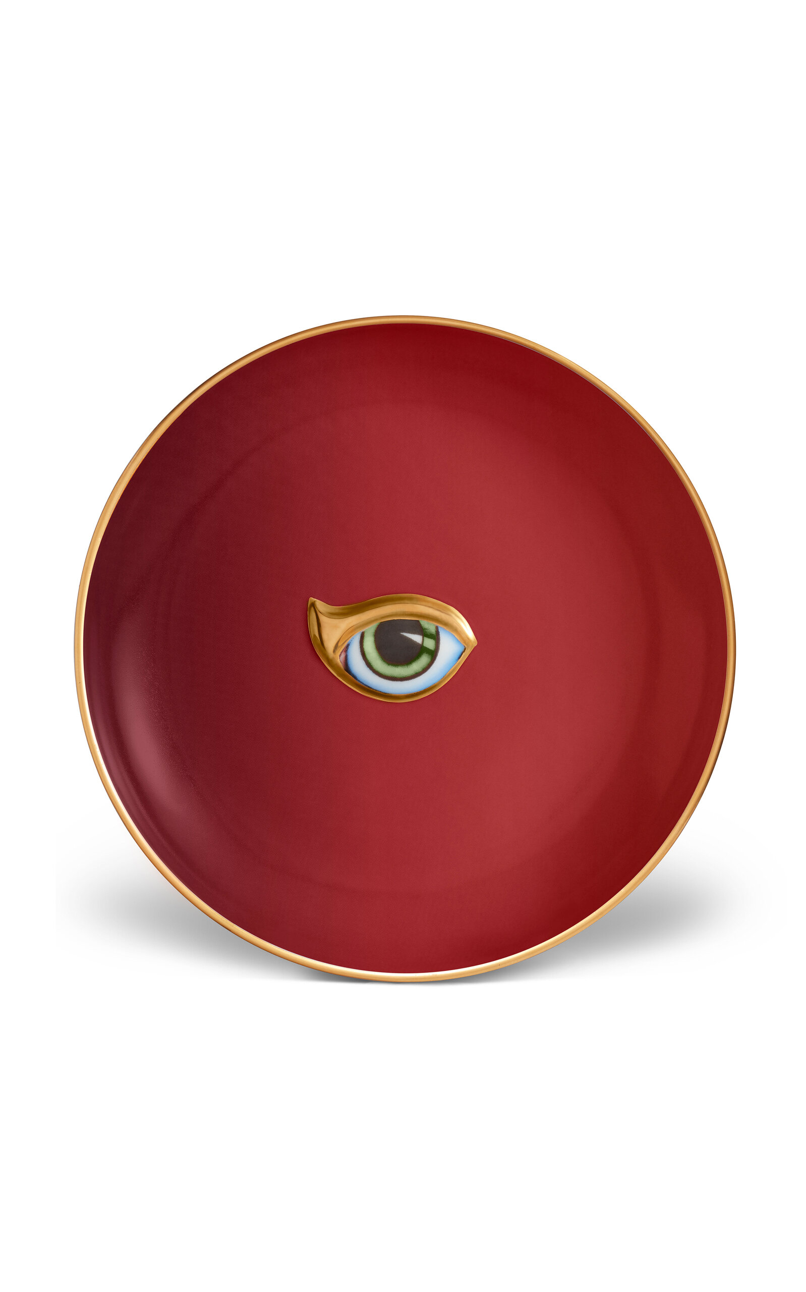 L'Objet Lito Eye Dish - Bordeaux - Burgundy