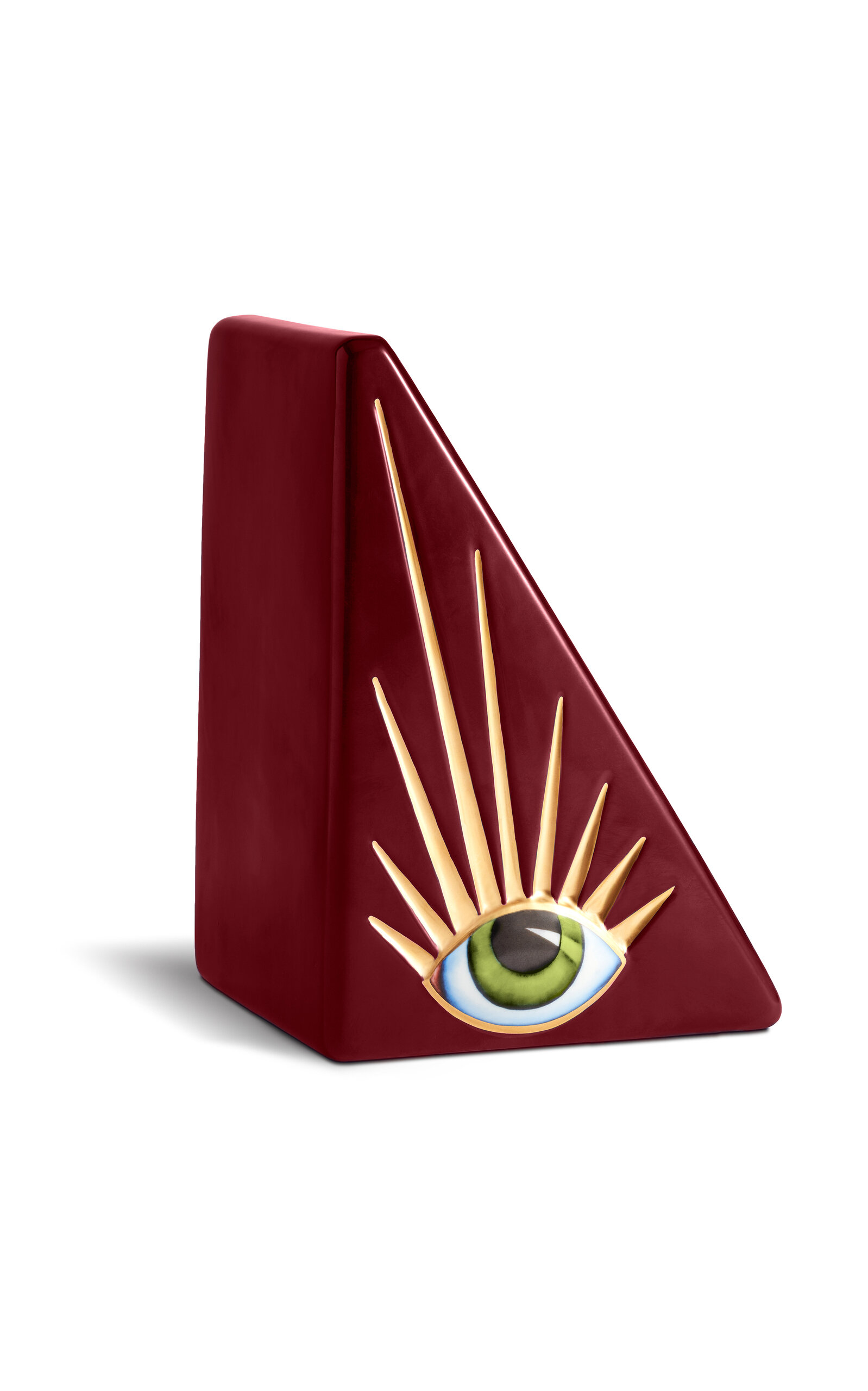 L'objet Lito Bookend In Burgundy
