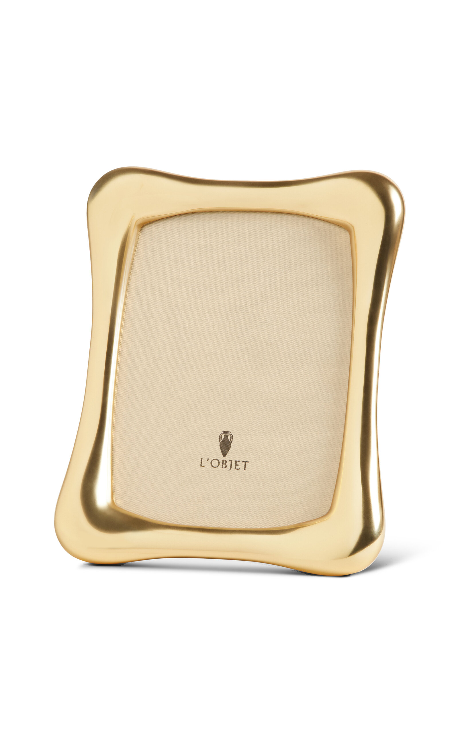 L'objet Anton Brass-plated Picture Frame In Gold