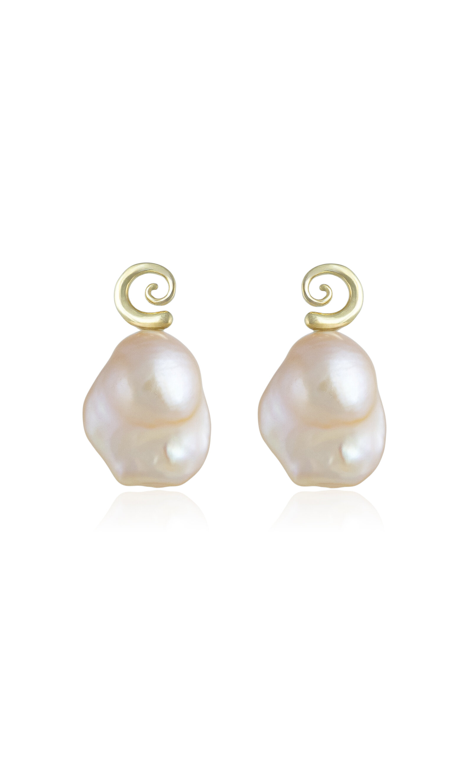 Ambelier 14K Yellow Gold Columba Rosa Earrings - Pink - OS - Only At Moda Operandi