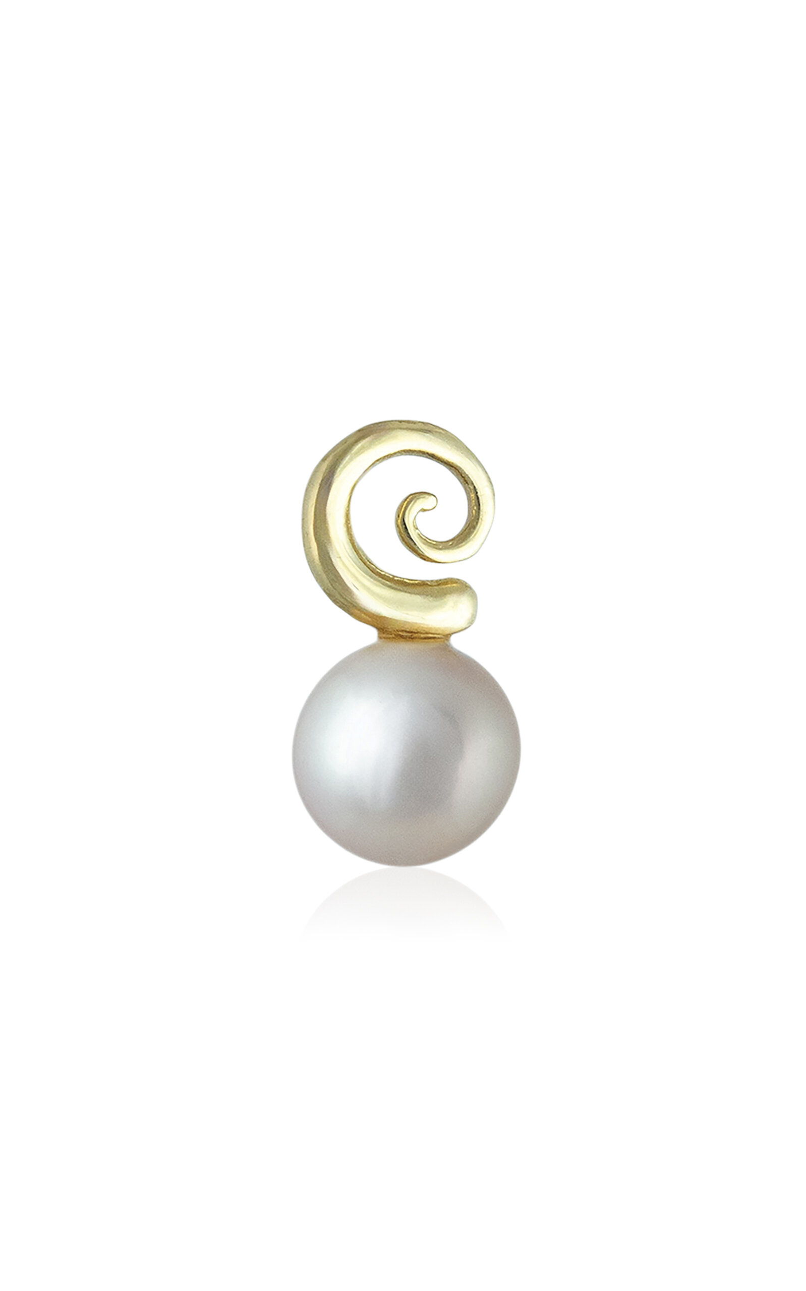 Ambelier 14K Yellow Gold Volans White Single Earring - White - OS - Only At Moda Operandi