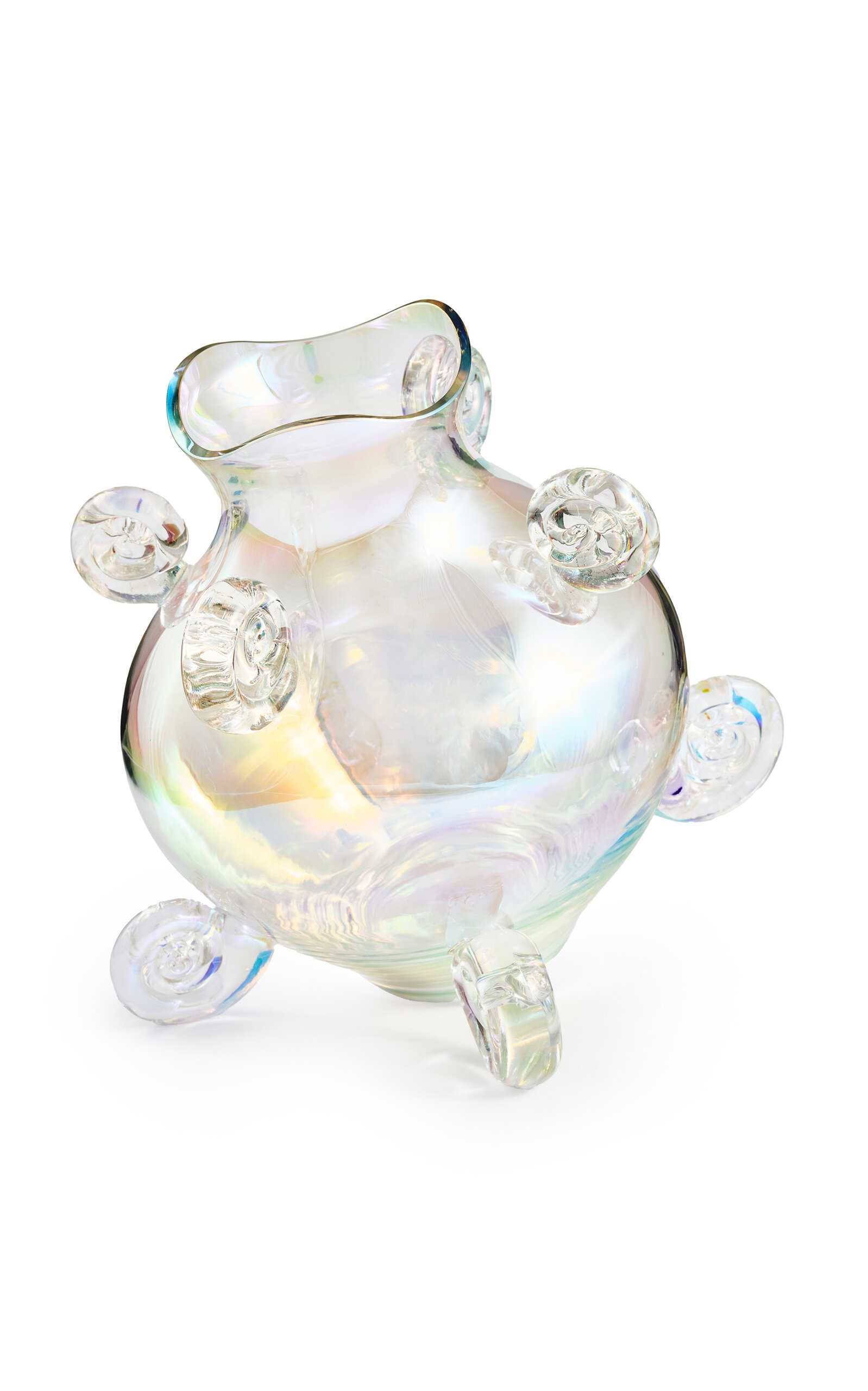 Ambelier Aries Vase Crystal Rainbow In Transparent