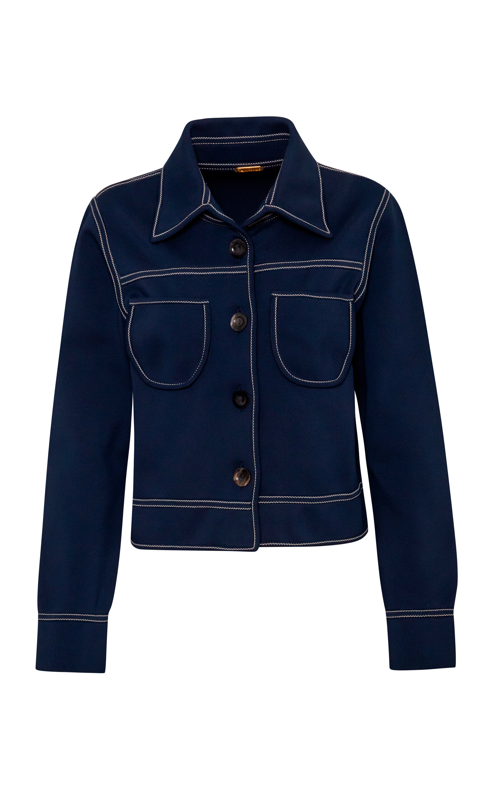 Pepa Pombo Hutton Boxy Jacket In Blue