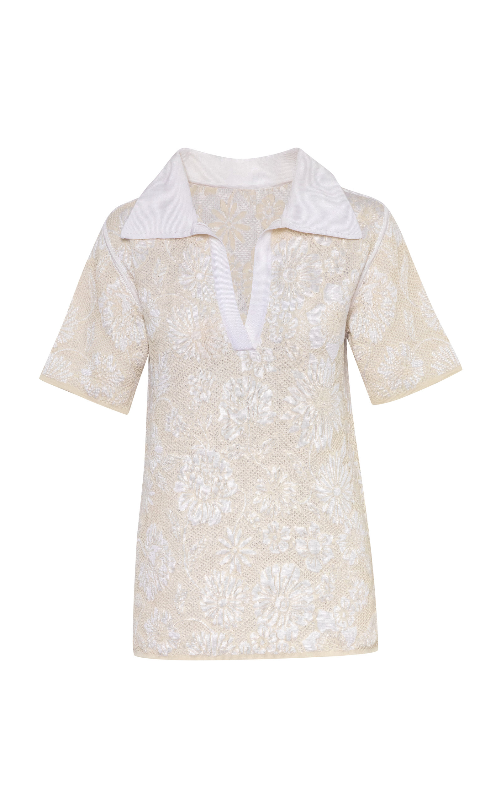 Pepa Pombo Poem V-neck Top In White