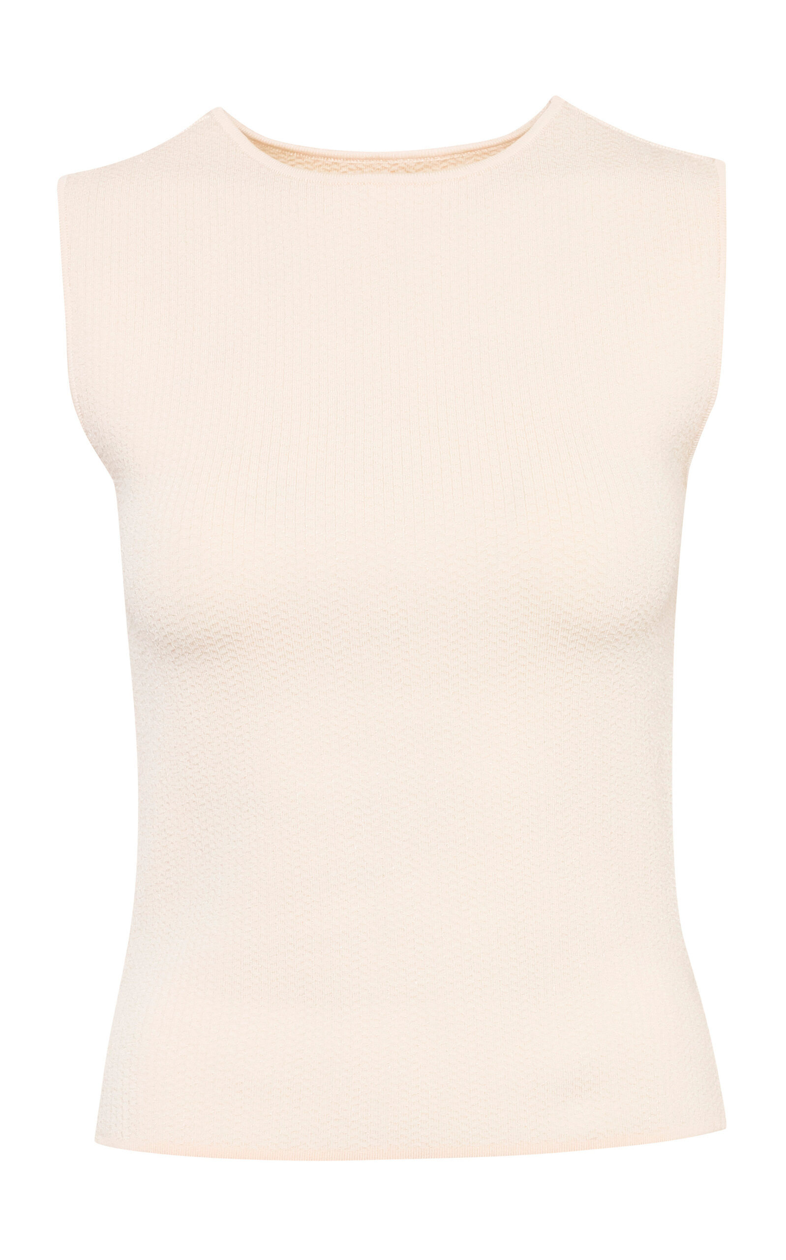 Pepa Pombo Julia Sleeveless Top In White