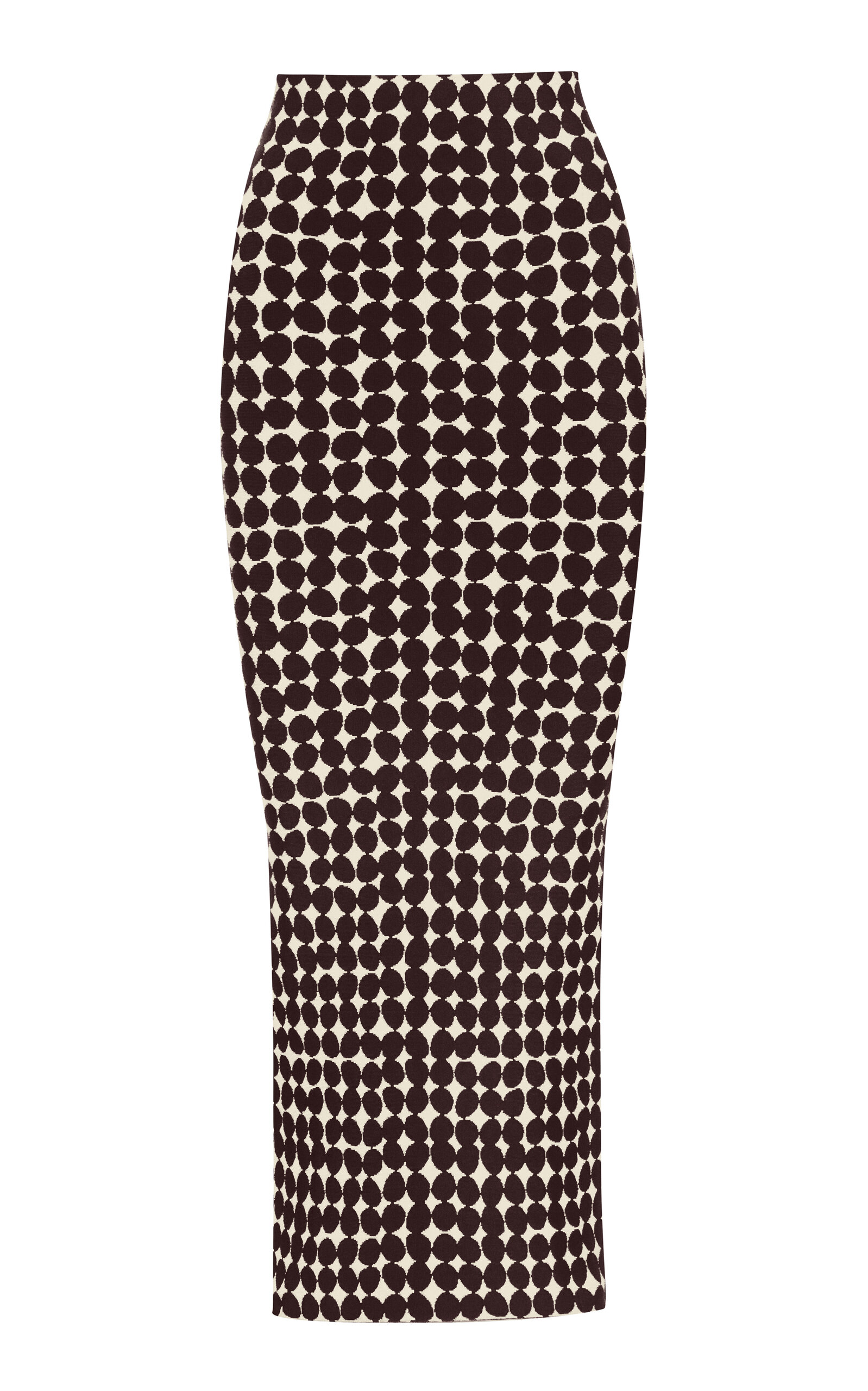 Pepa Pombo Sylvie Printed Midi Skirt In Black
