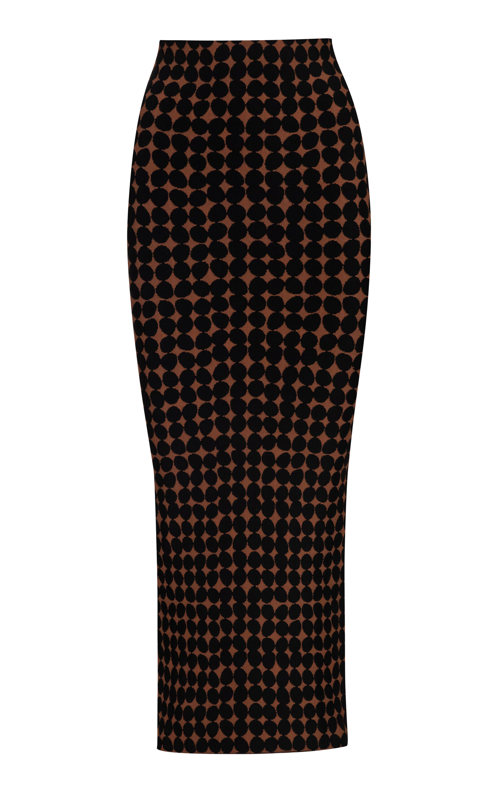 Pepa Pombo Sylvie Printed Midi Skirt In Brown