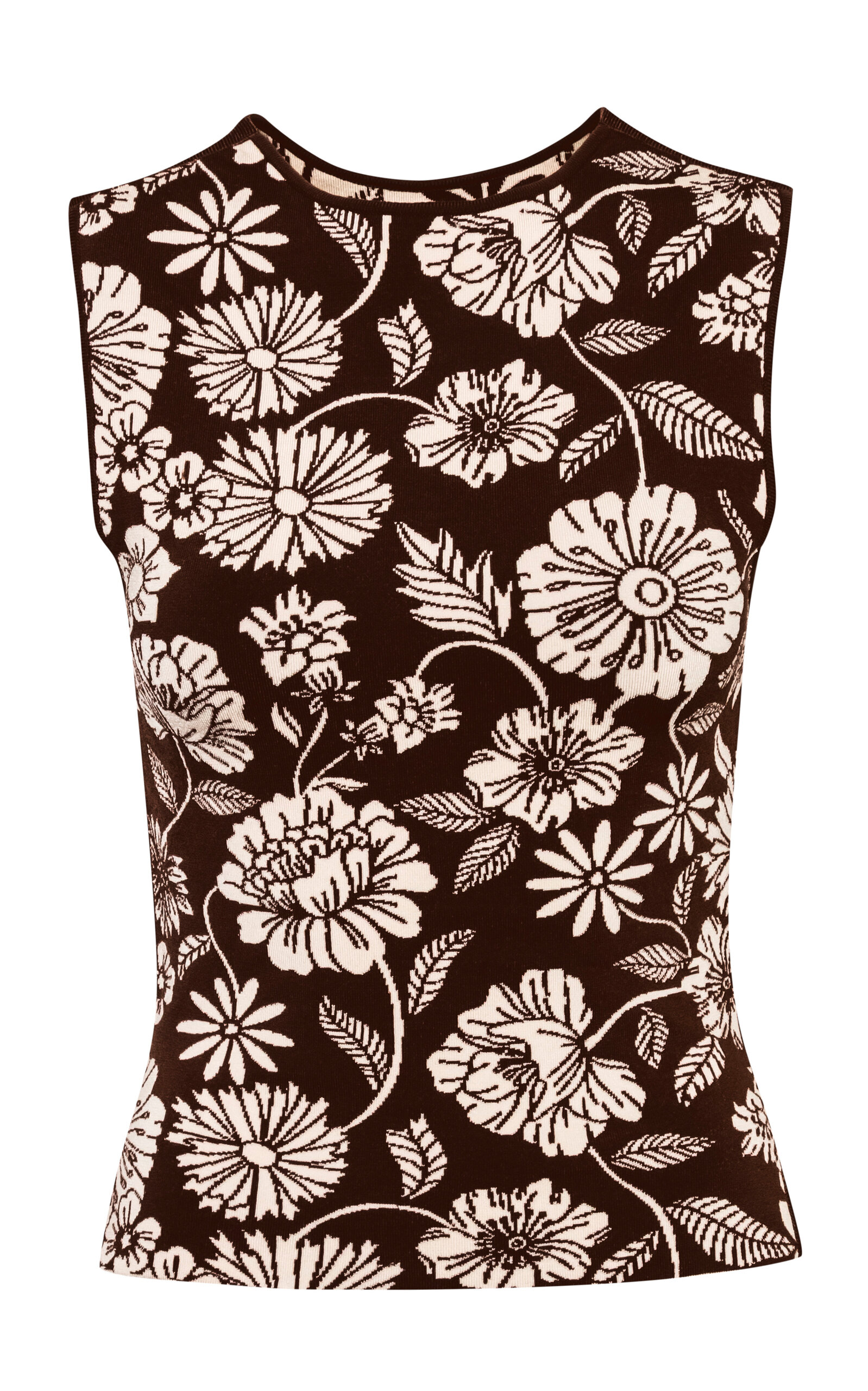 Pepa Pombo Gal Floral Top - Brown