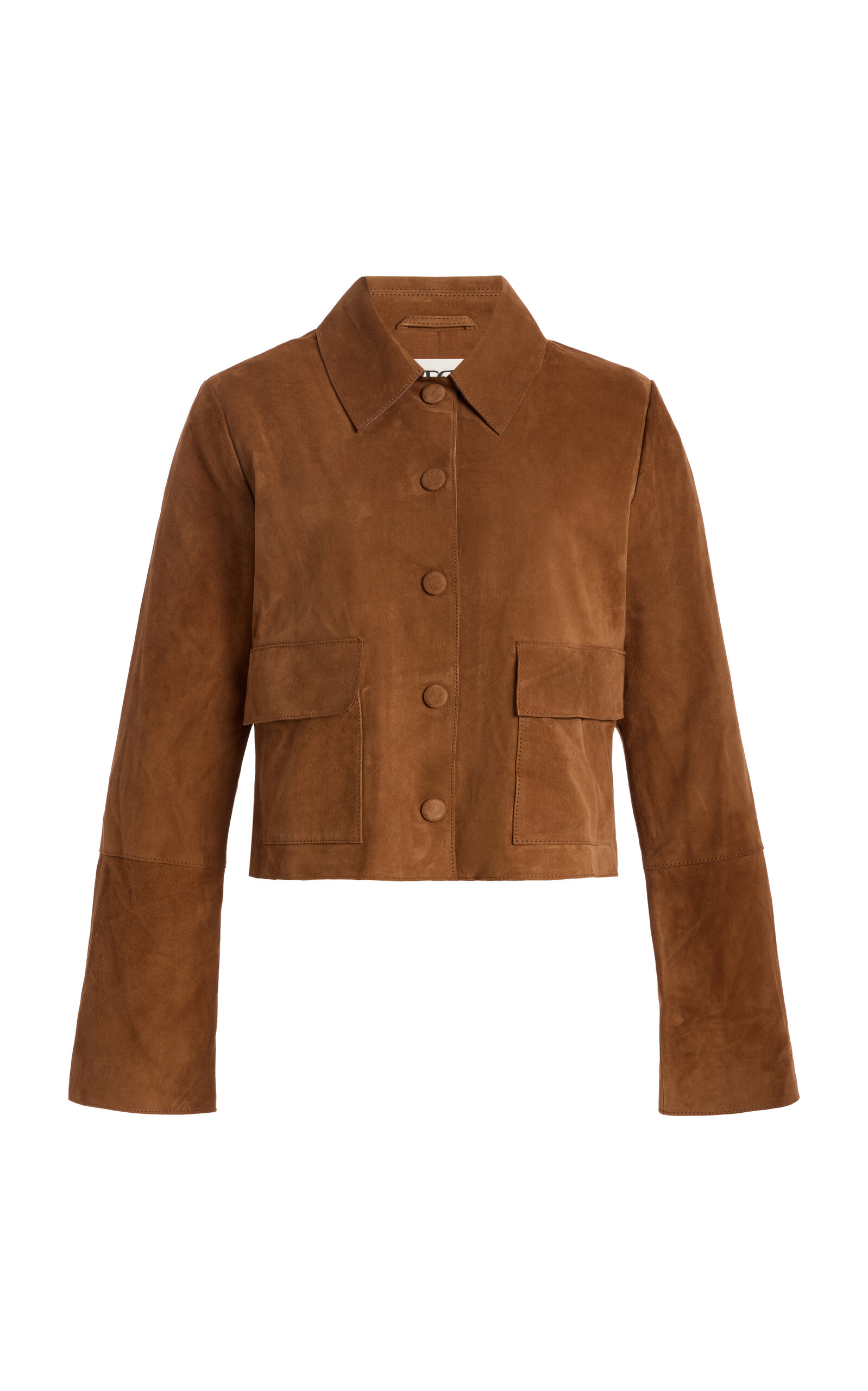 By Malene Birger Annie Cropped Suede Jacket