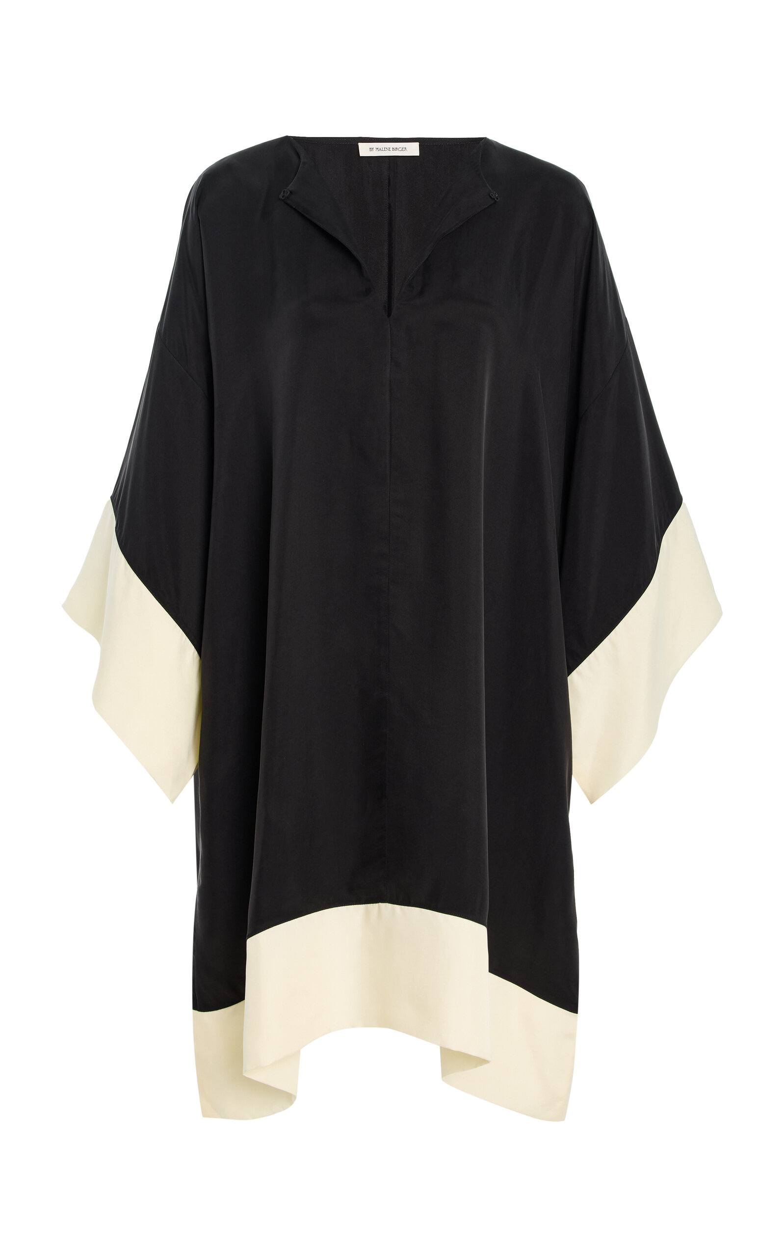 By Malene Birger Cicine Colorblocked Caftan Midi Dress