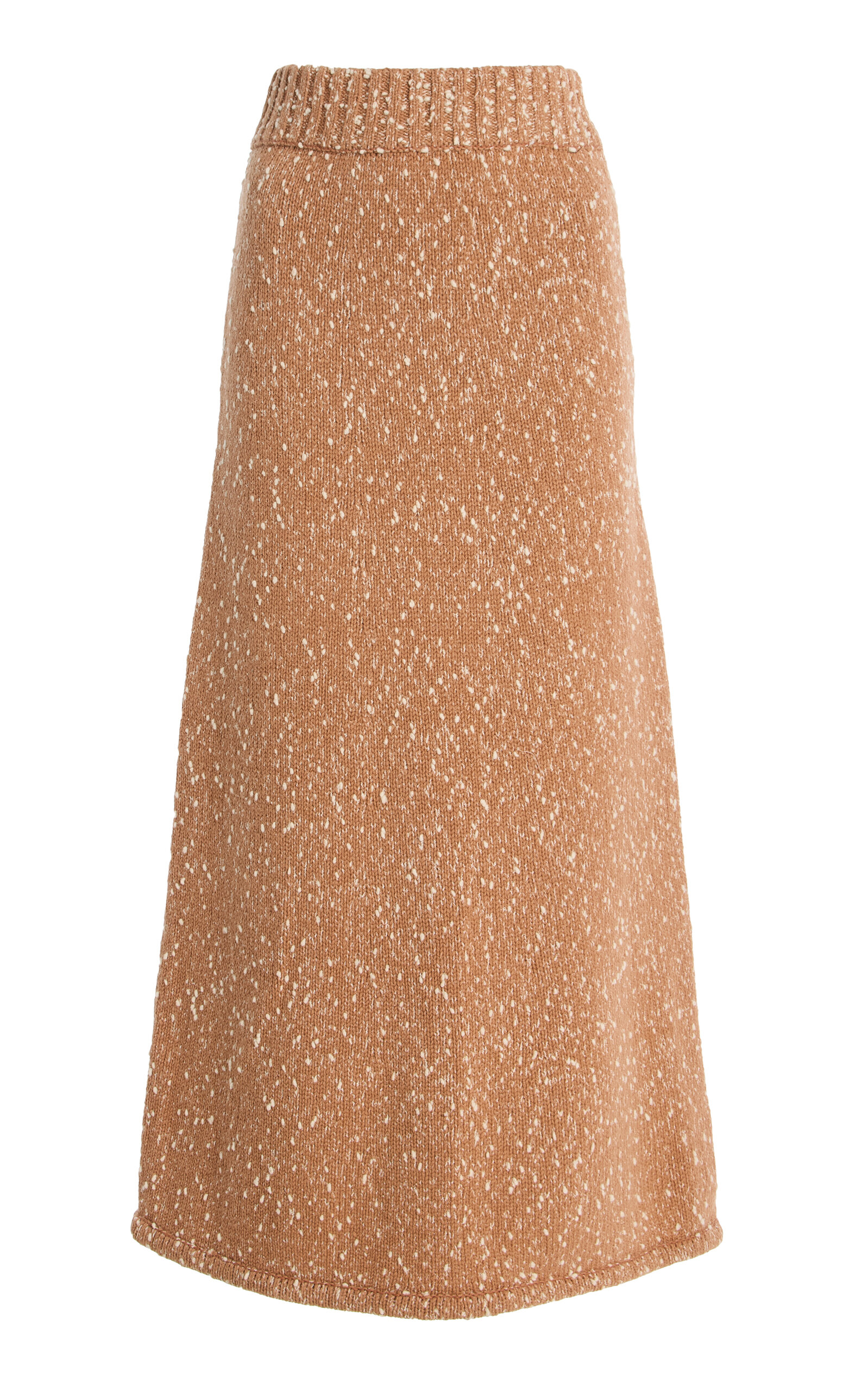 By Malene Birger Fleur Textured Knit Maxi Skirt In Neutral