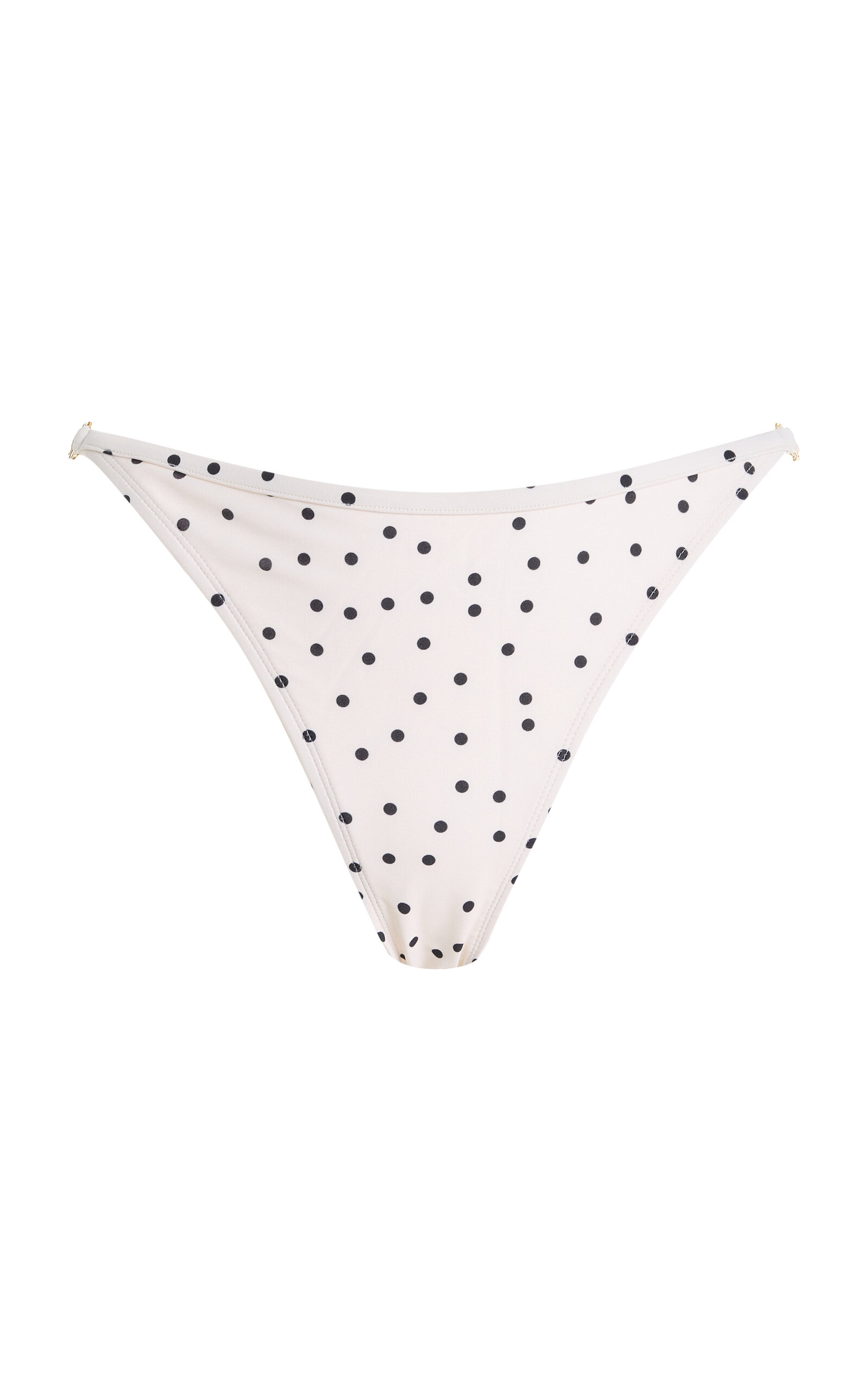 By Malene Birger Astrida Polka-Dot Bikini Bottom - Black/white