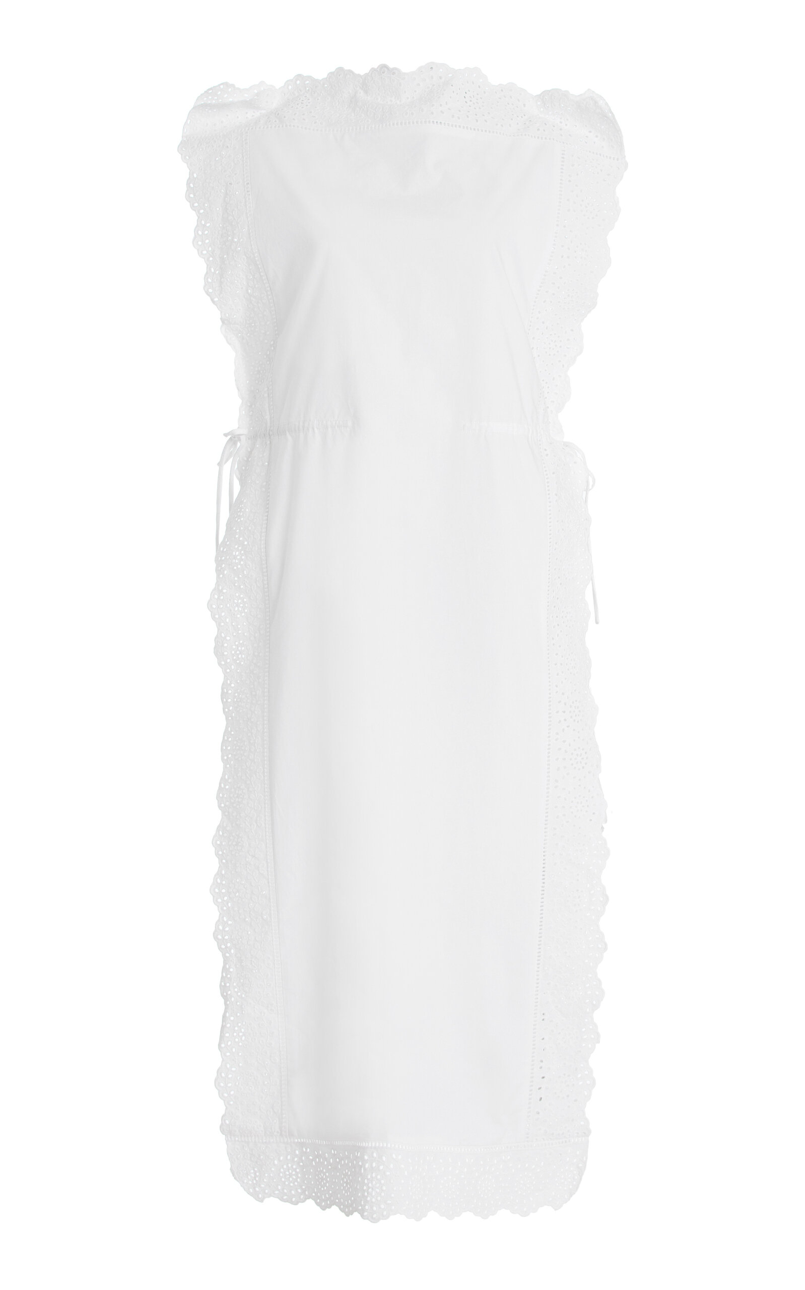 By Malene Birger Gustava Eyelet Cotton Top In White