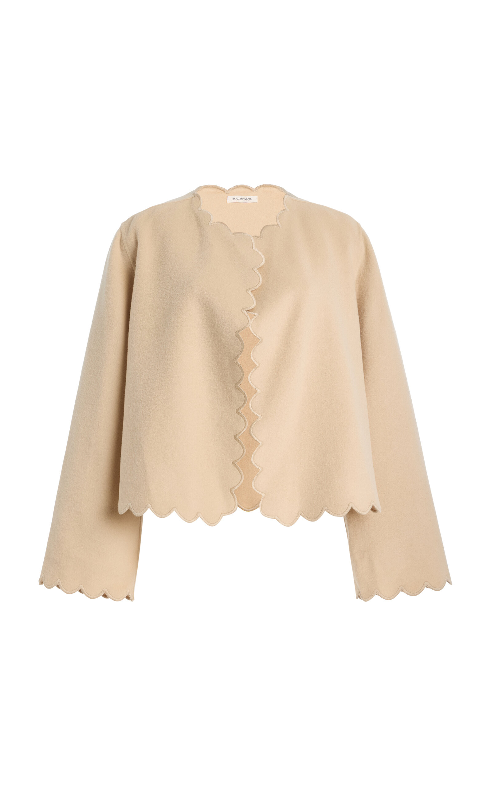 By Malene Birger Vibetta Scalloped Wool Jacket