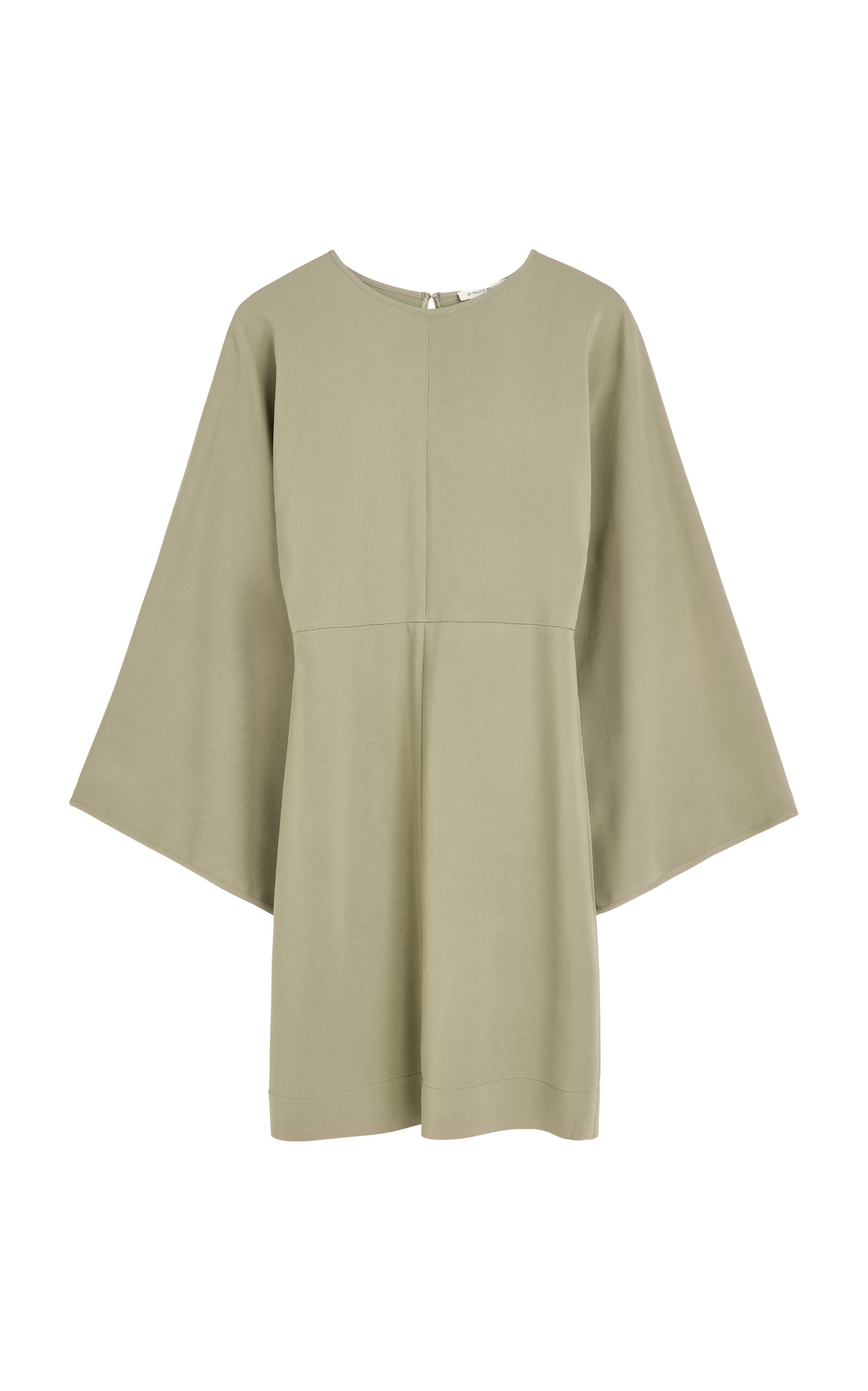By Malene Birger Hello Bell-sleeved Mini Dress In Black