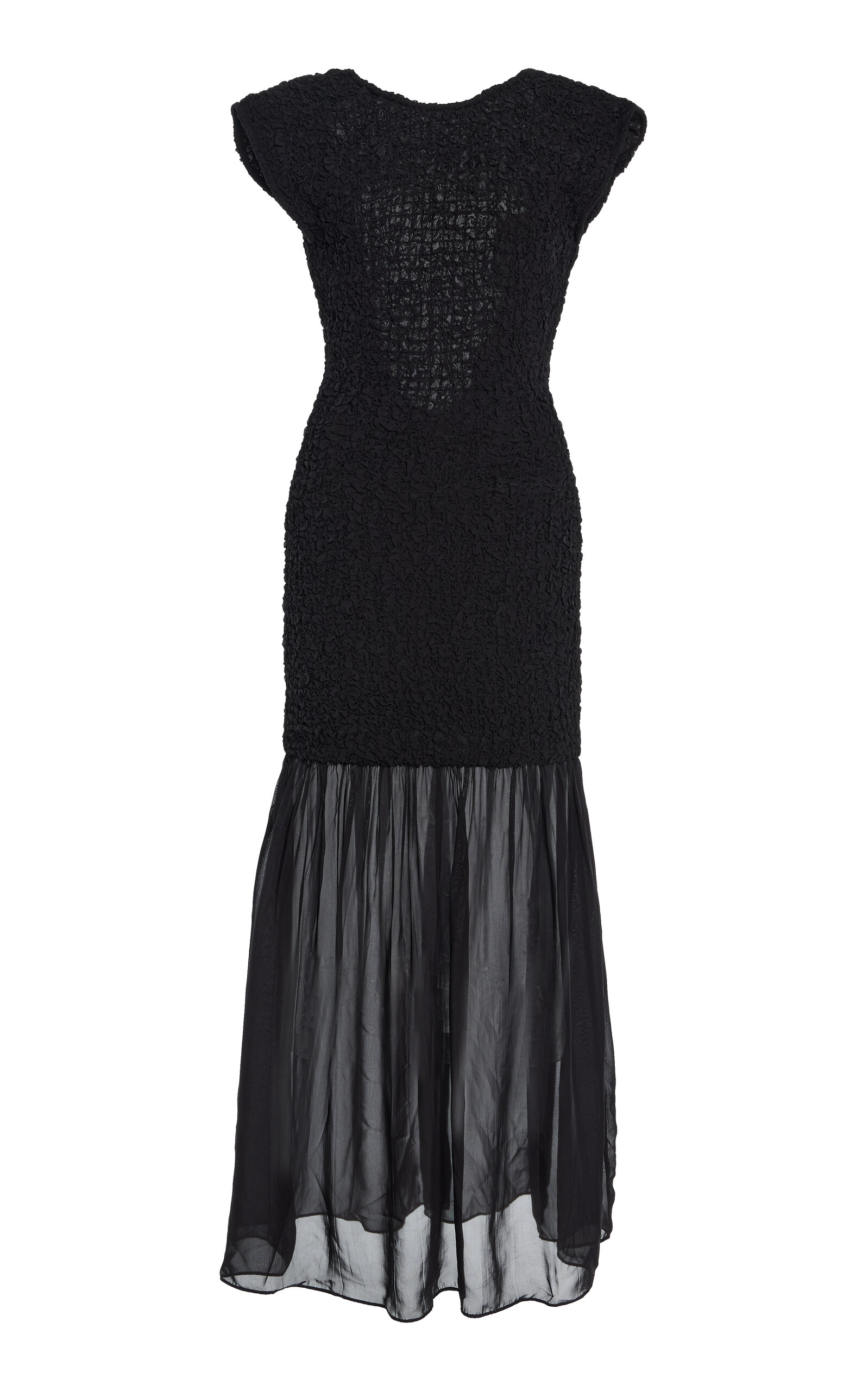 By Malene Birger Corinna Textured Maxi Dress In Black