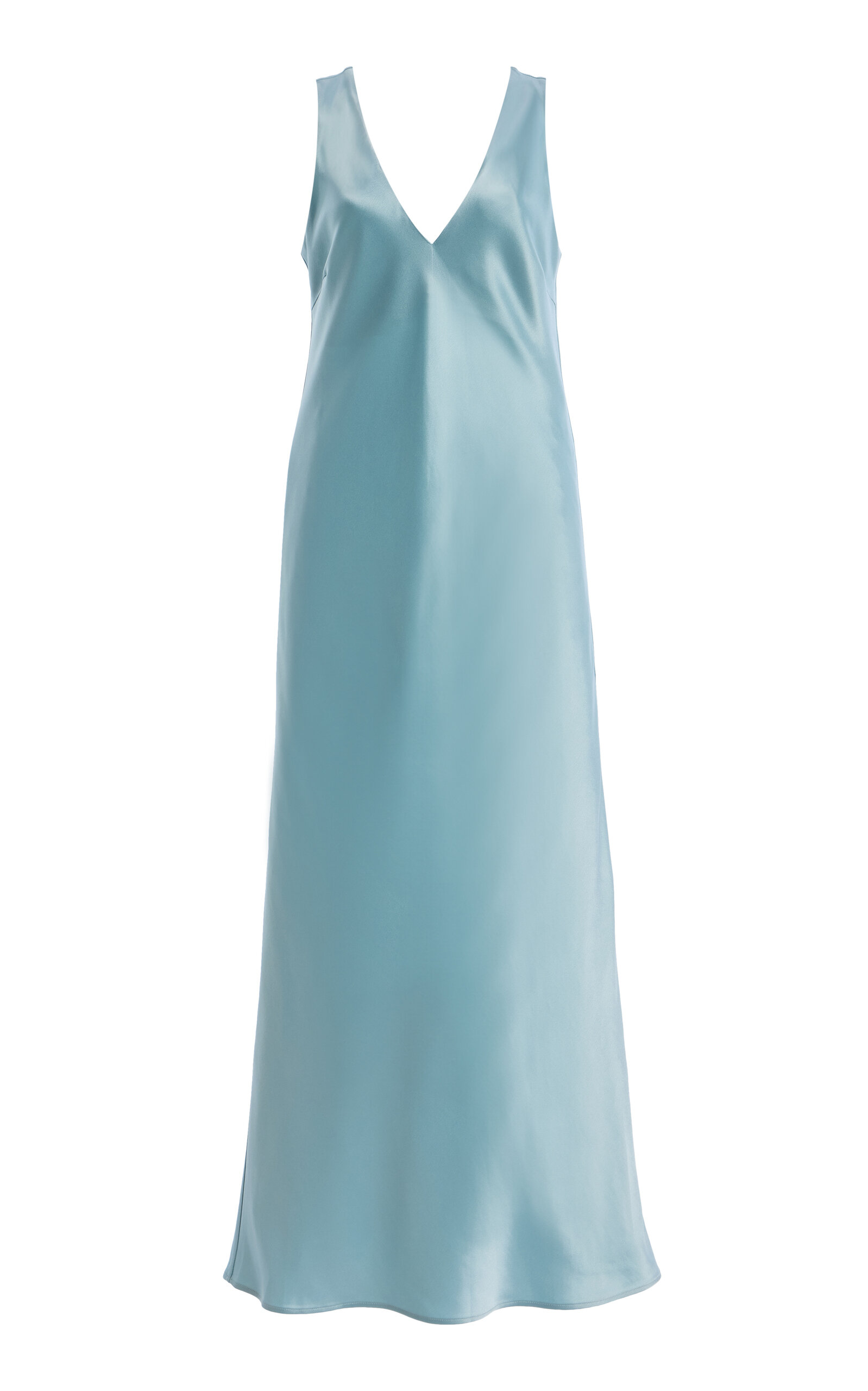 By Malene Birger Levita V-Neck Maxi Dress - Light Blue
