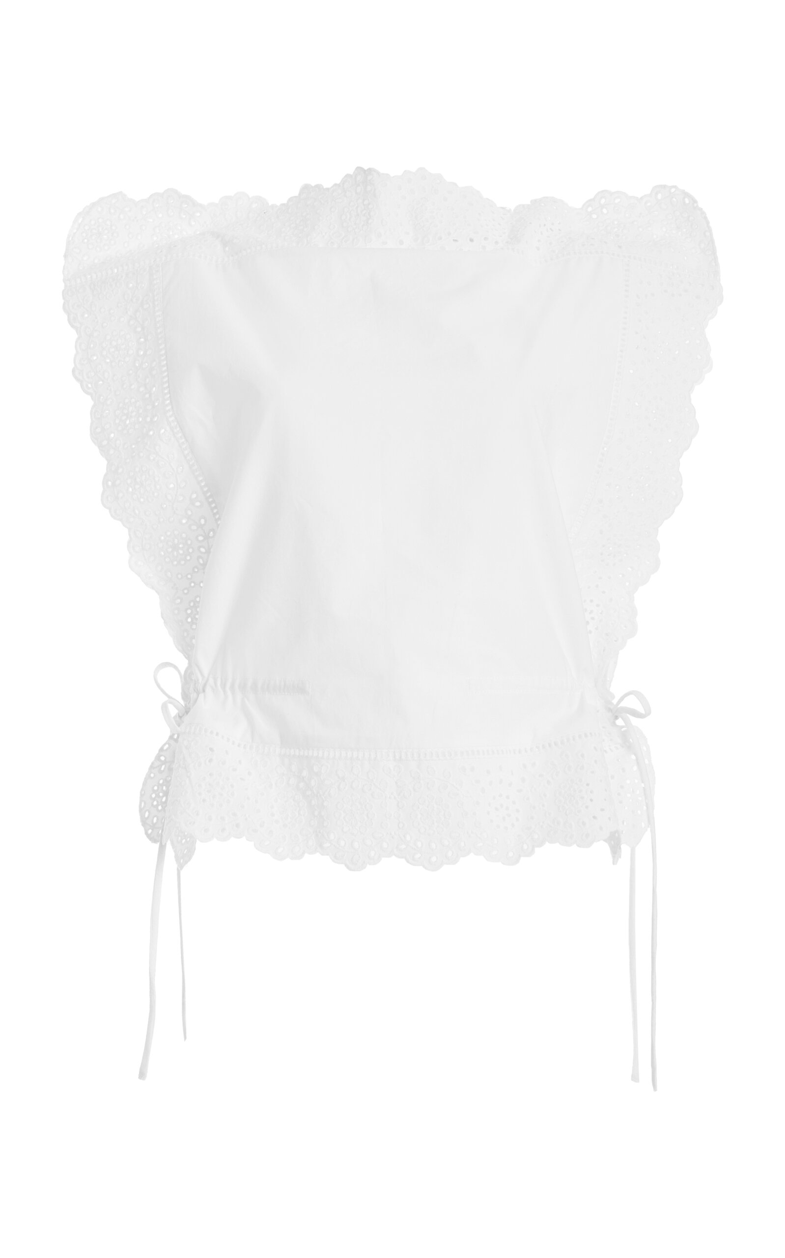 By Malene Birger Gerda Eyelet Cotton Top In White