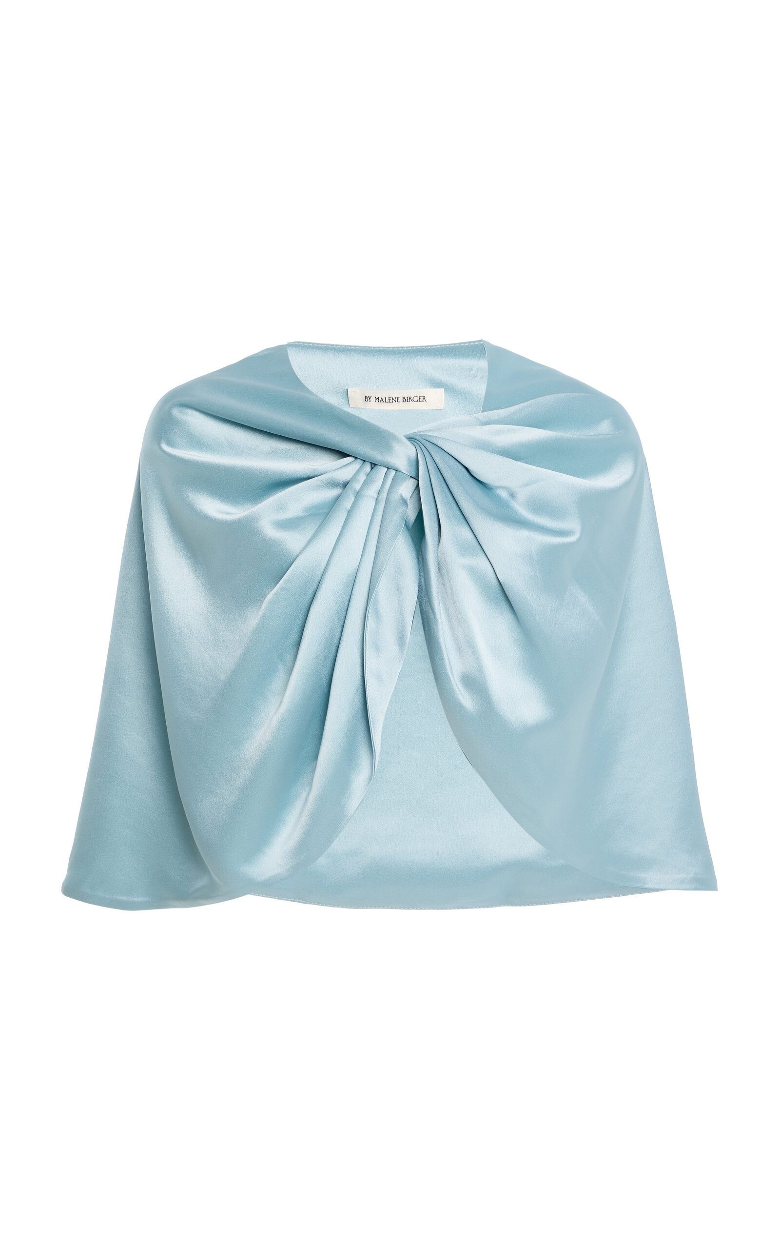 By Malene Birger Pinlos Draped Cape In Blue