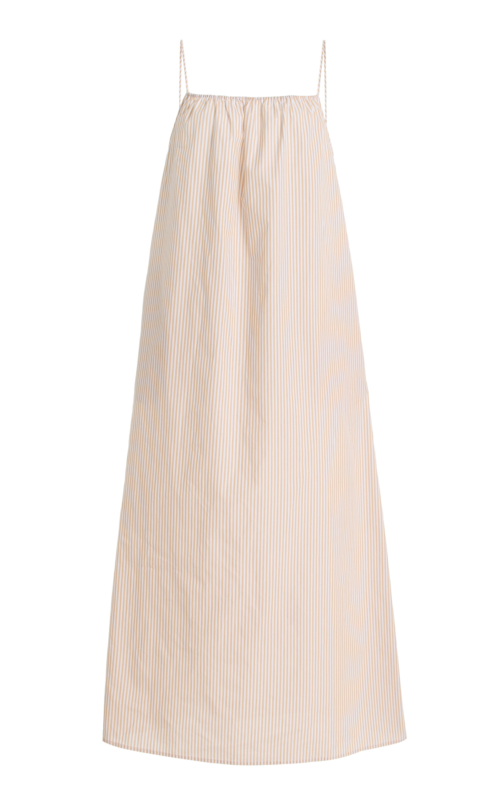 By Malene Birger Lanny Striped Cotton Midi Dress - Stripe