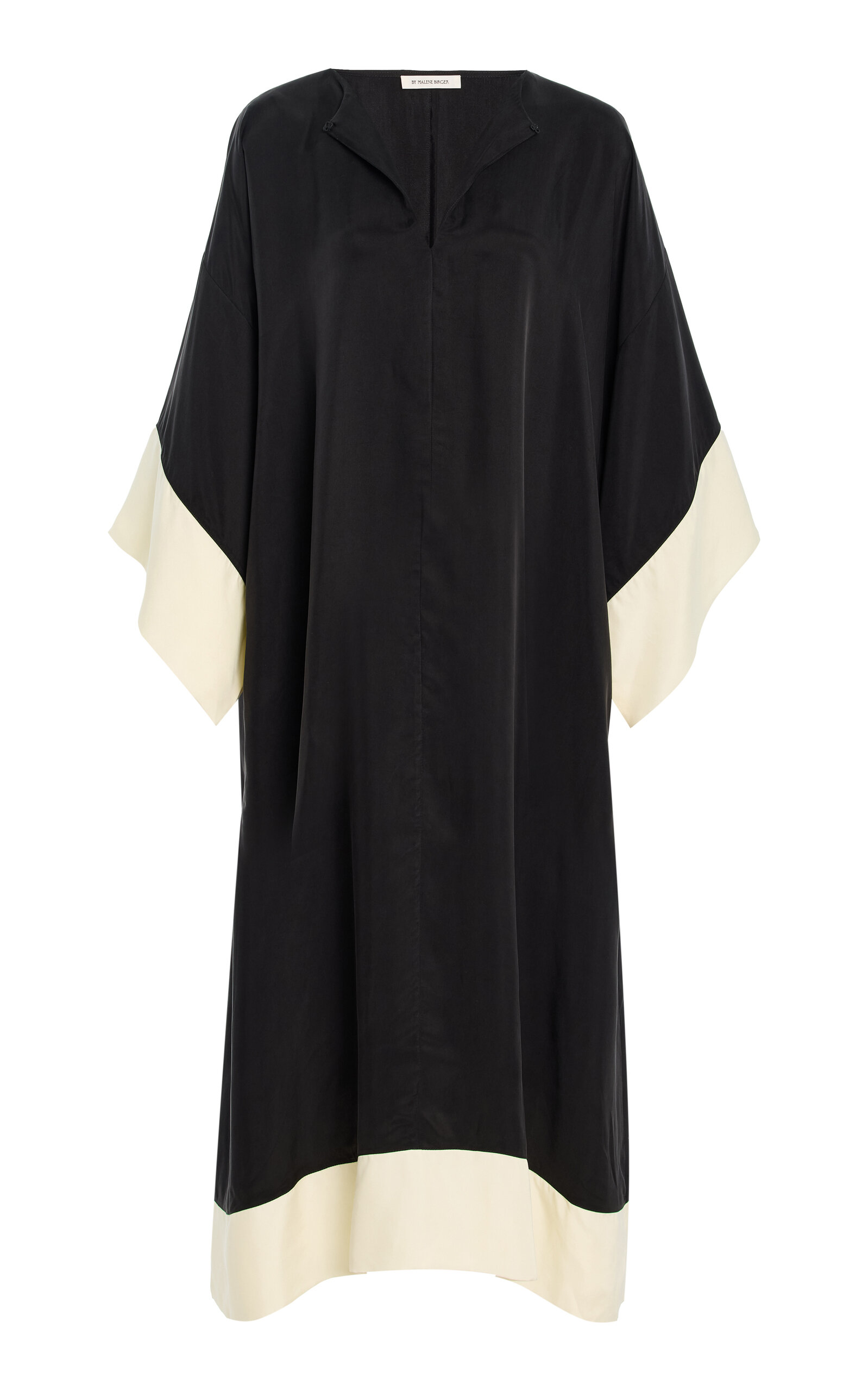 By Malene Birger Cime Colorblocked Mini Dress In Black