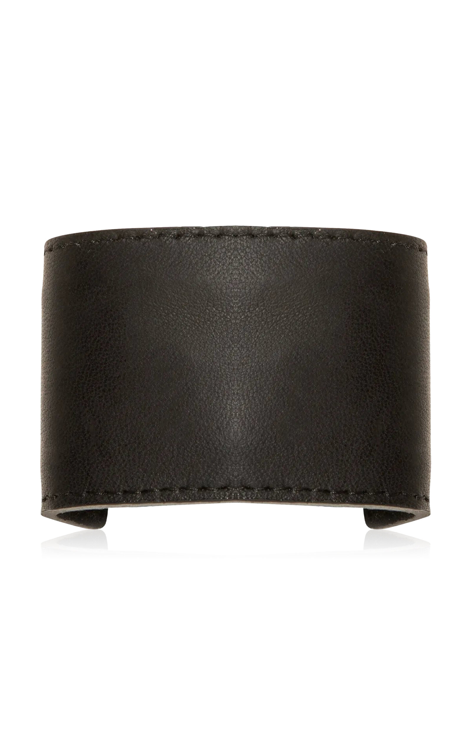 Jennifer Behr - Leather Ponywrap - Black - OS - Moda Operandi 188$