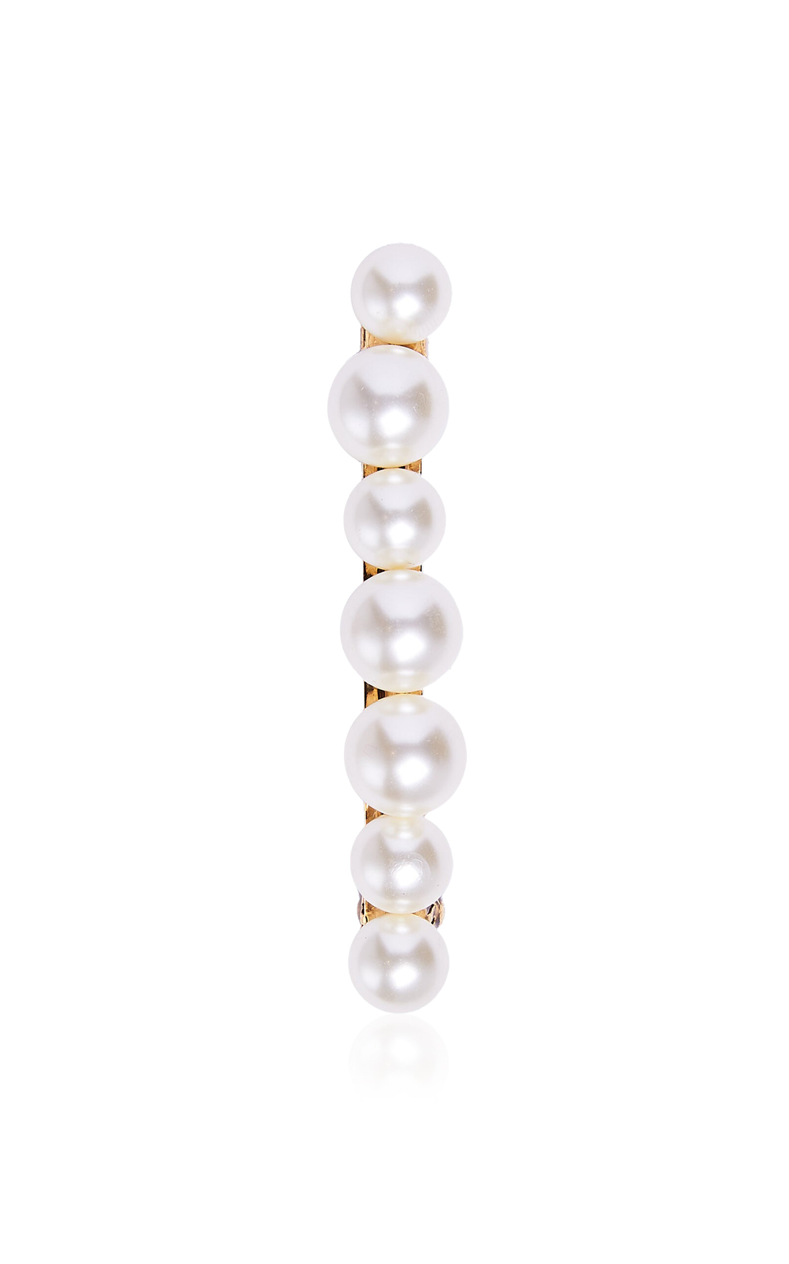 Jennifer Behr Gretel Pearl Barrette In Gold