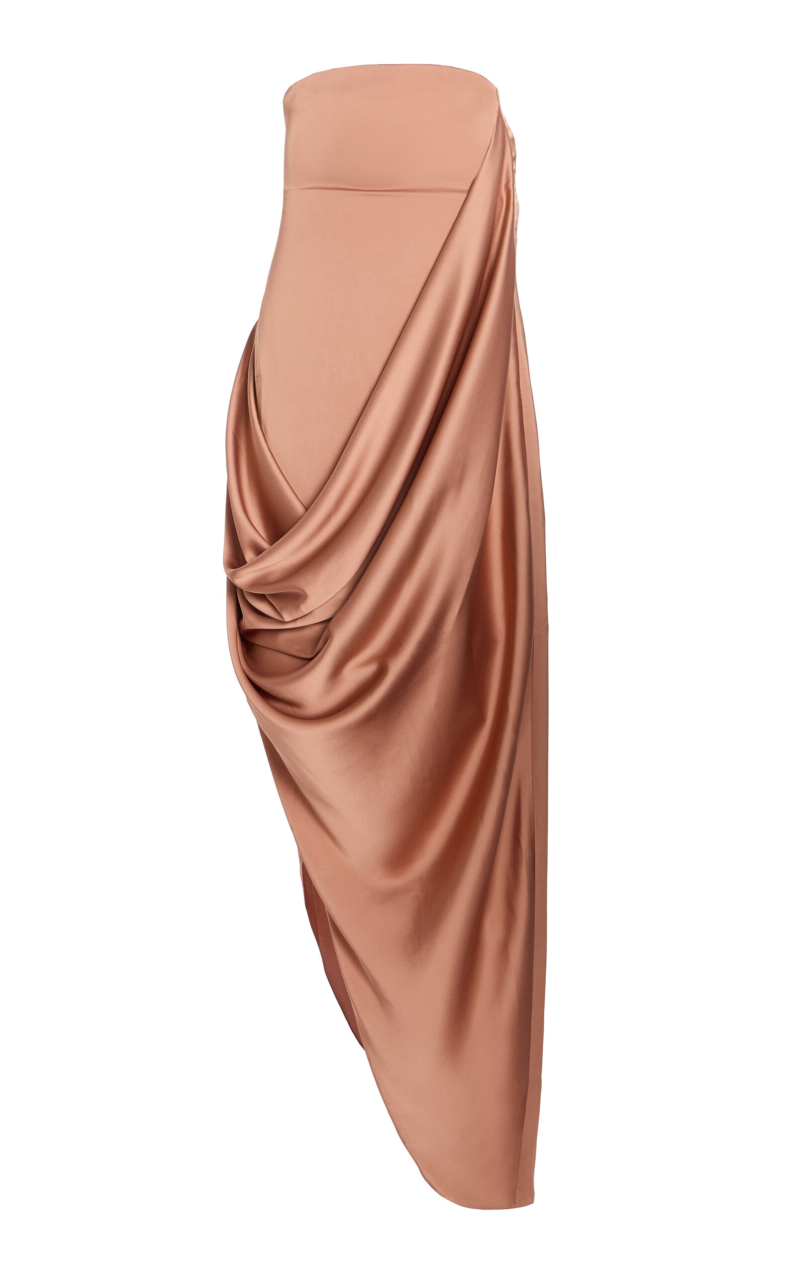 SIRAPOP Sascha Satin Dress - Nude