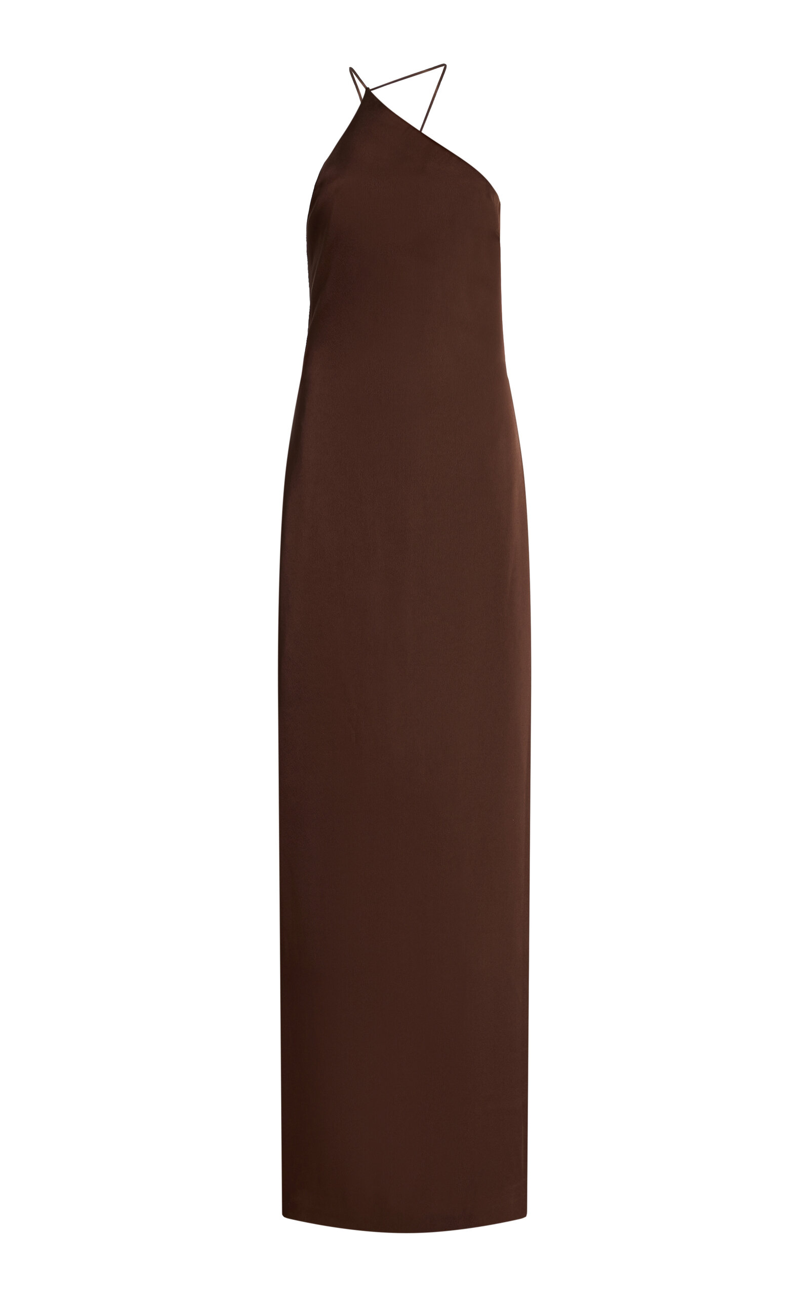 Sirapop Exclusive Chiara Satin Dress In Brown