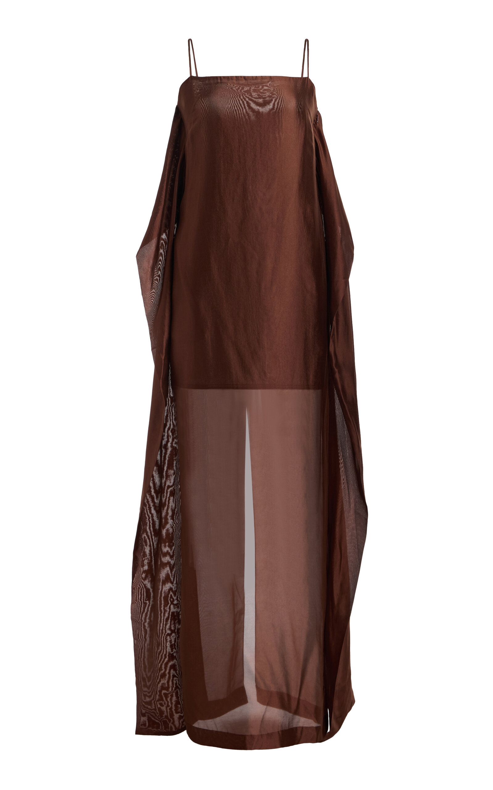 Sirapop Exclusive Grace Organza Dress In Brown