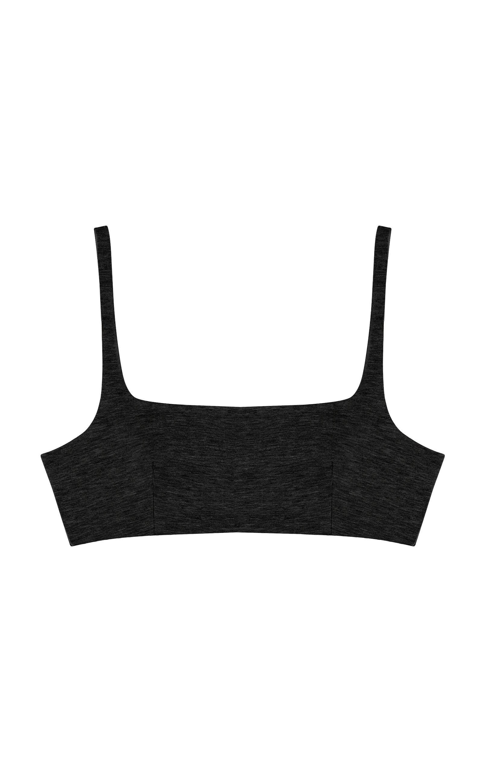 ORIANE 1986 The Bralette Cropped Top - Black