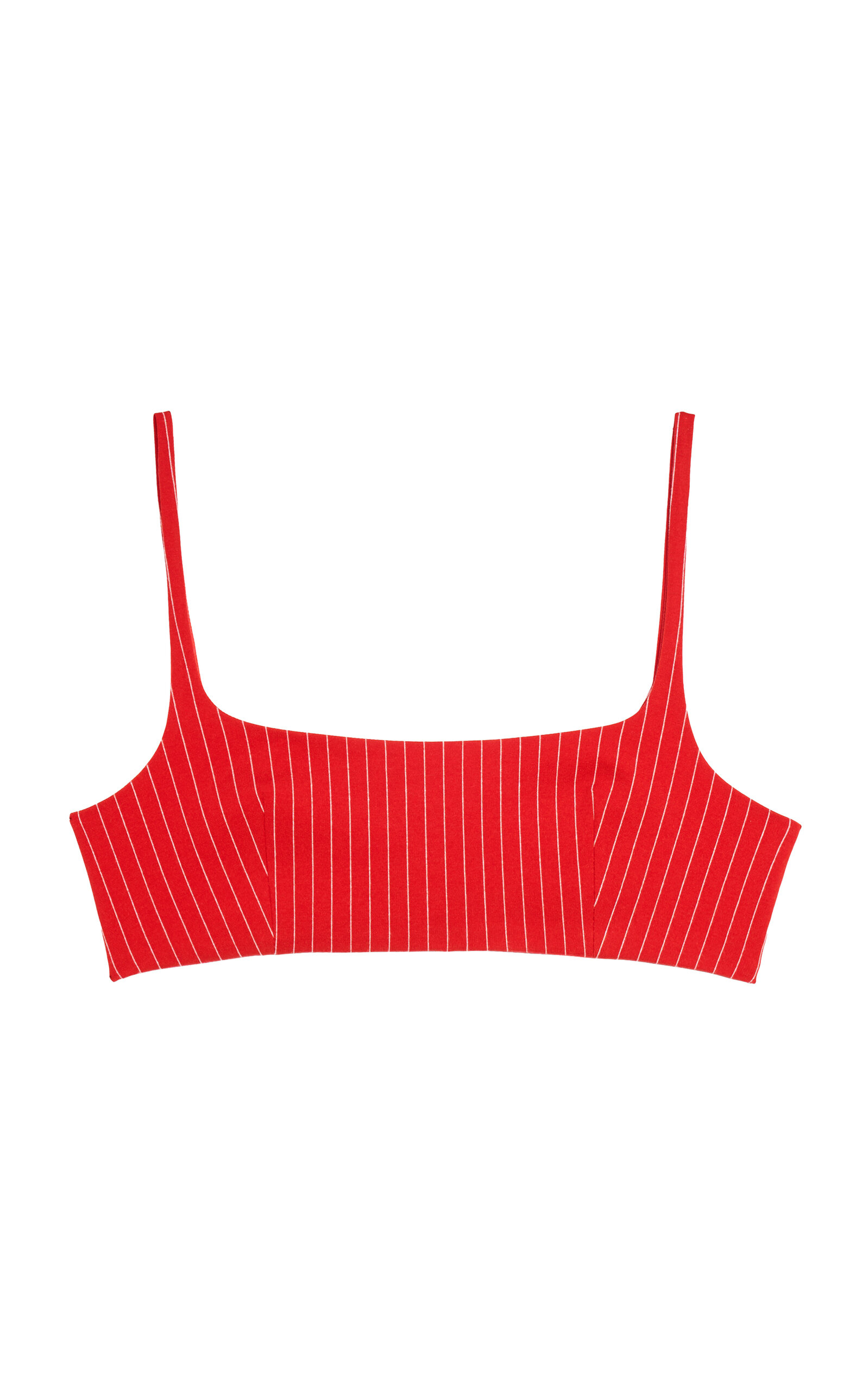 ORIANE 1986 The Bralette Cropped Top - Red