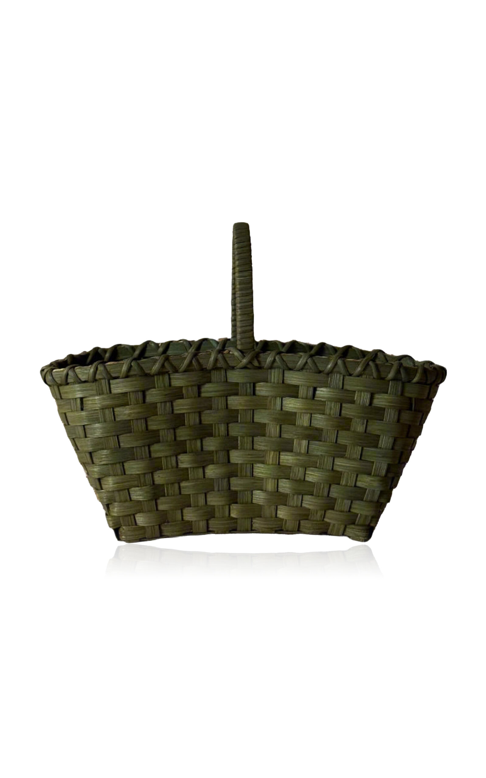 Underwater Weaving Studio Crescent Trug In Green