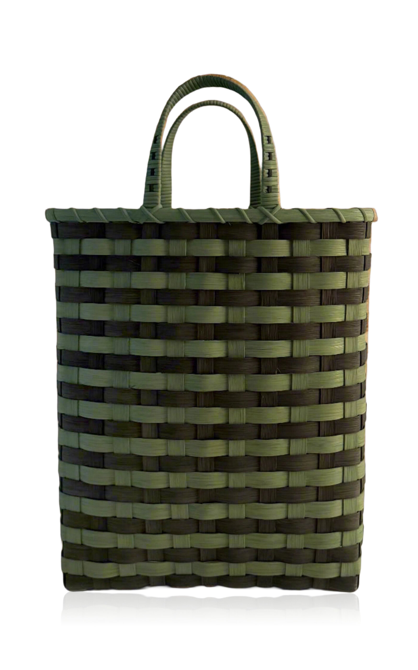 UNDERWATER WEAVING STUDIO Retro Towel Tote - Green
