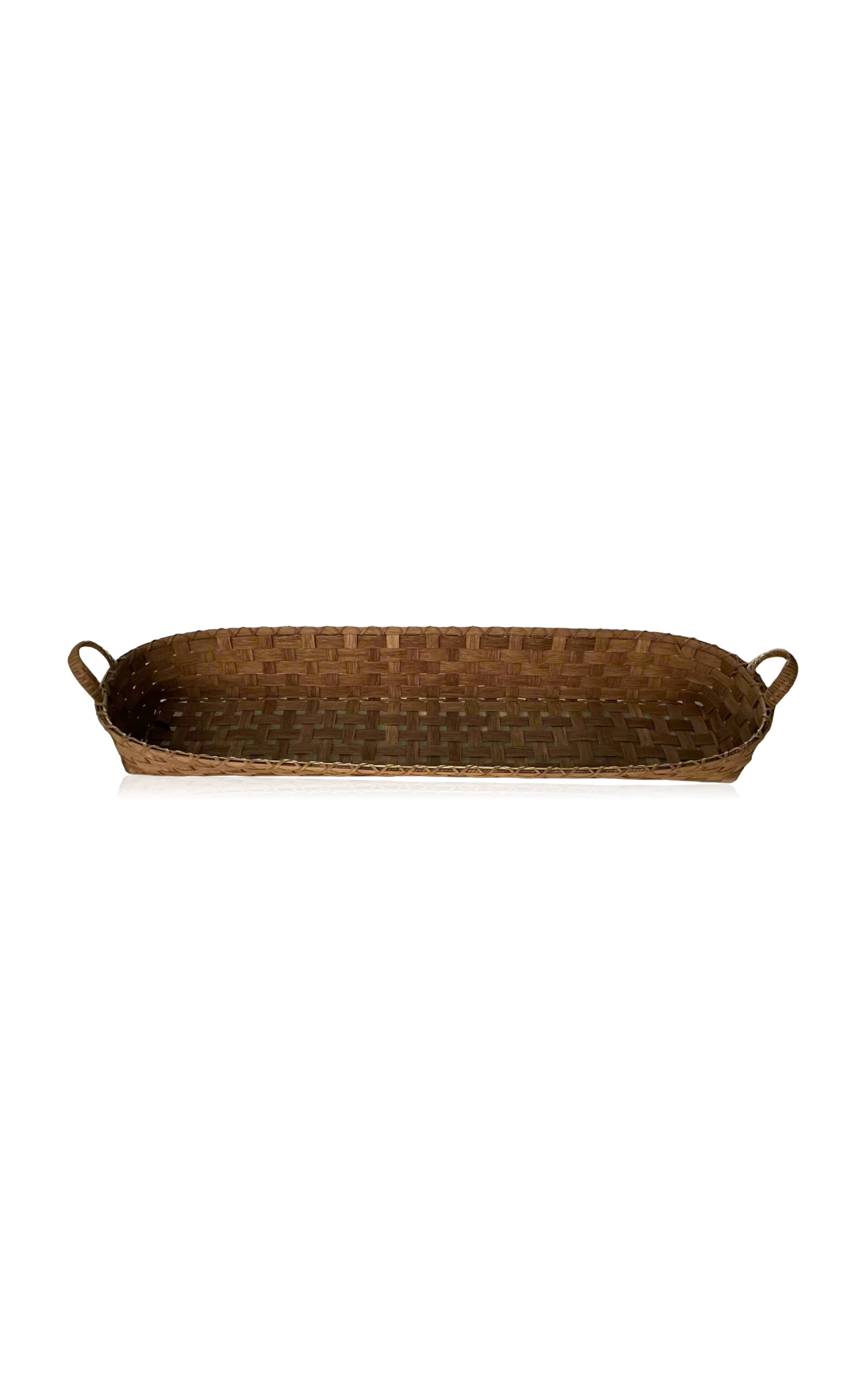 Underwater Weaving Studio Grape Island Rattan Basket In Brown
