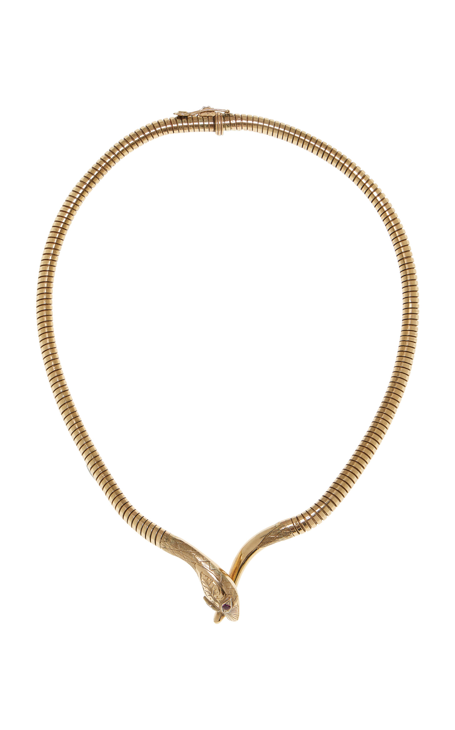 Blu Dog World 9k Yellow Gold Tubogas Flexible Snake Convertible Necklace/Bracelet - Gold - OS - Only At Moda Operandi