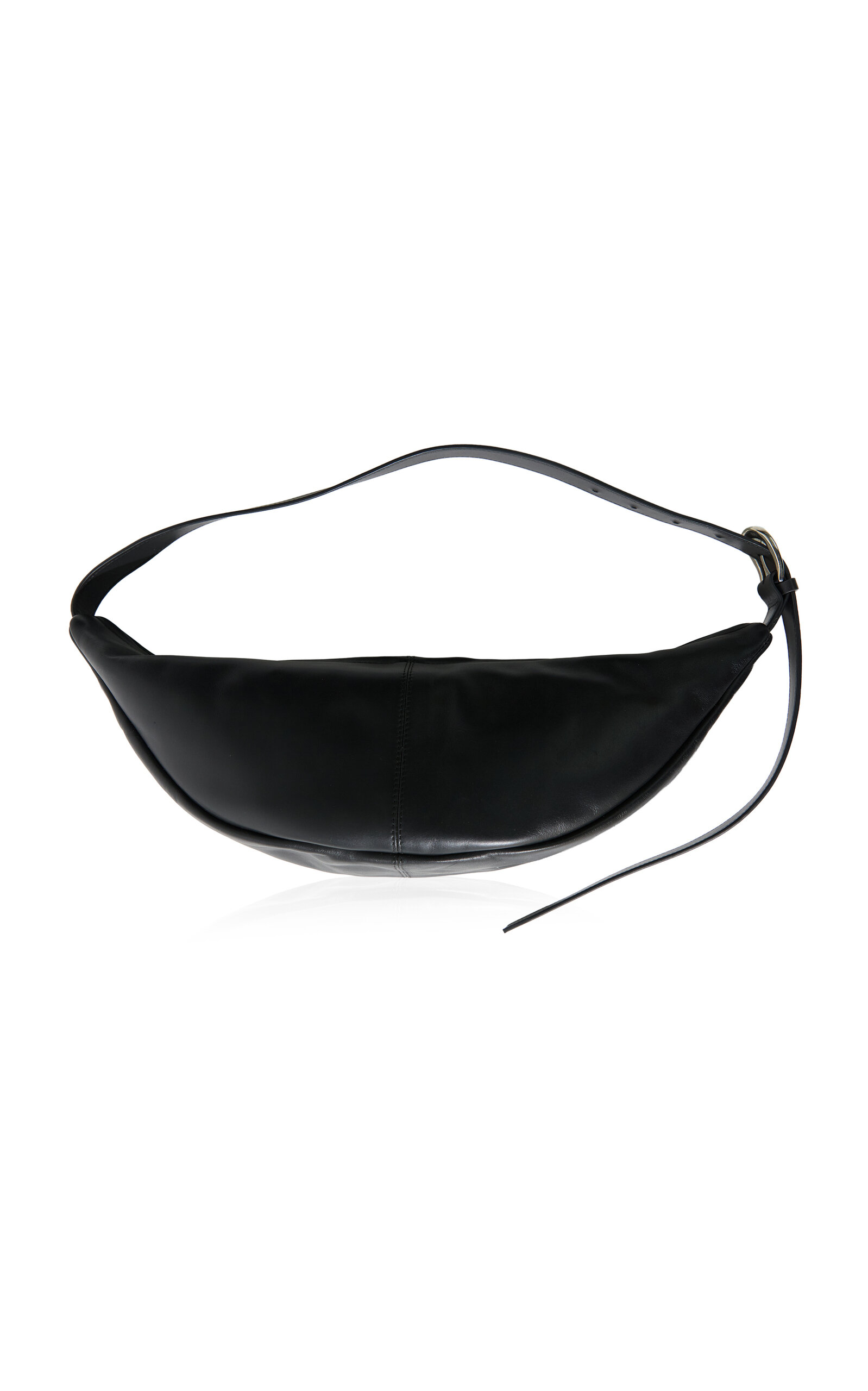 St. Agni Adjustable Slim Crescent Bag - Black - OS