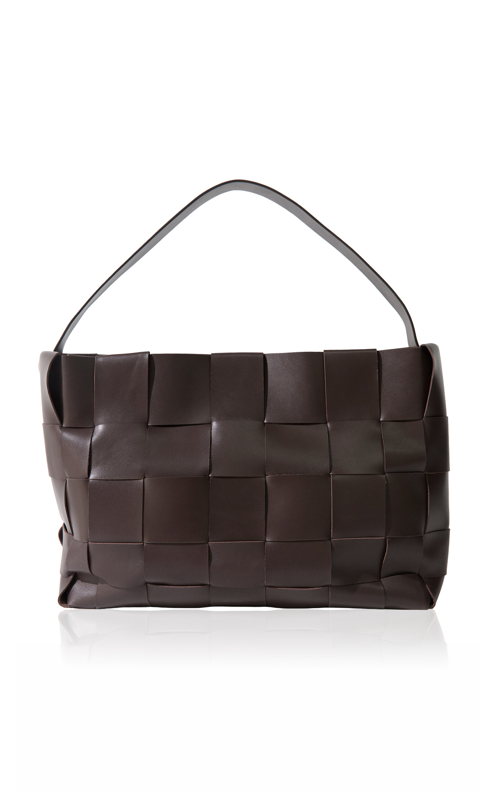 St. Agni Woven Large Tote - Brown - OS