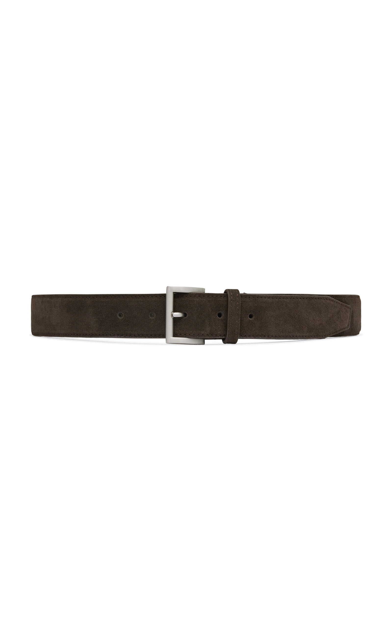 St. Agni Suede Homme Belt - Brown - XS/S