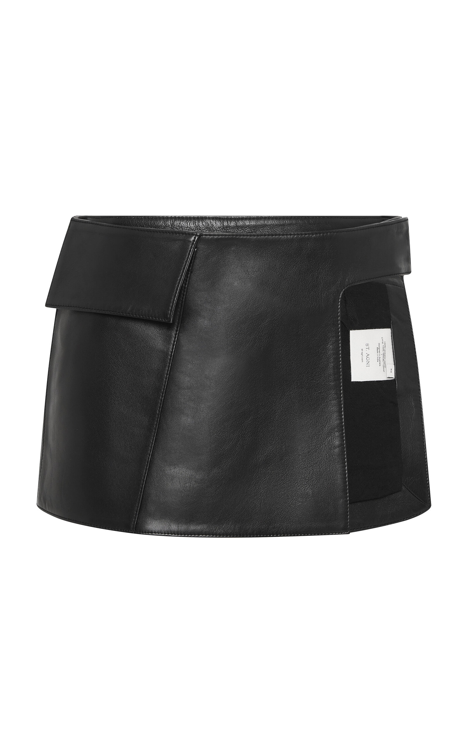 St Agni Utility Skirt Belt In Black