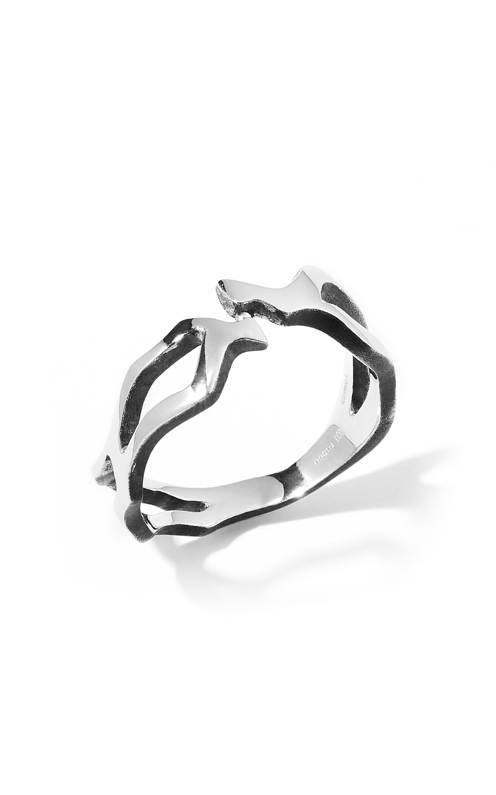Milamore Platinum Noir KINTSUGI Ring ll - Silver - Only At Moda Operandi