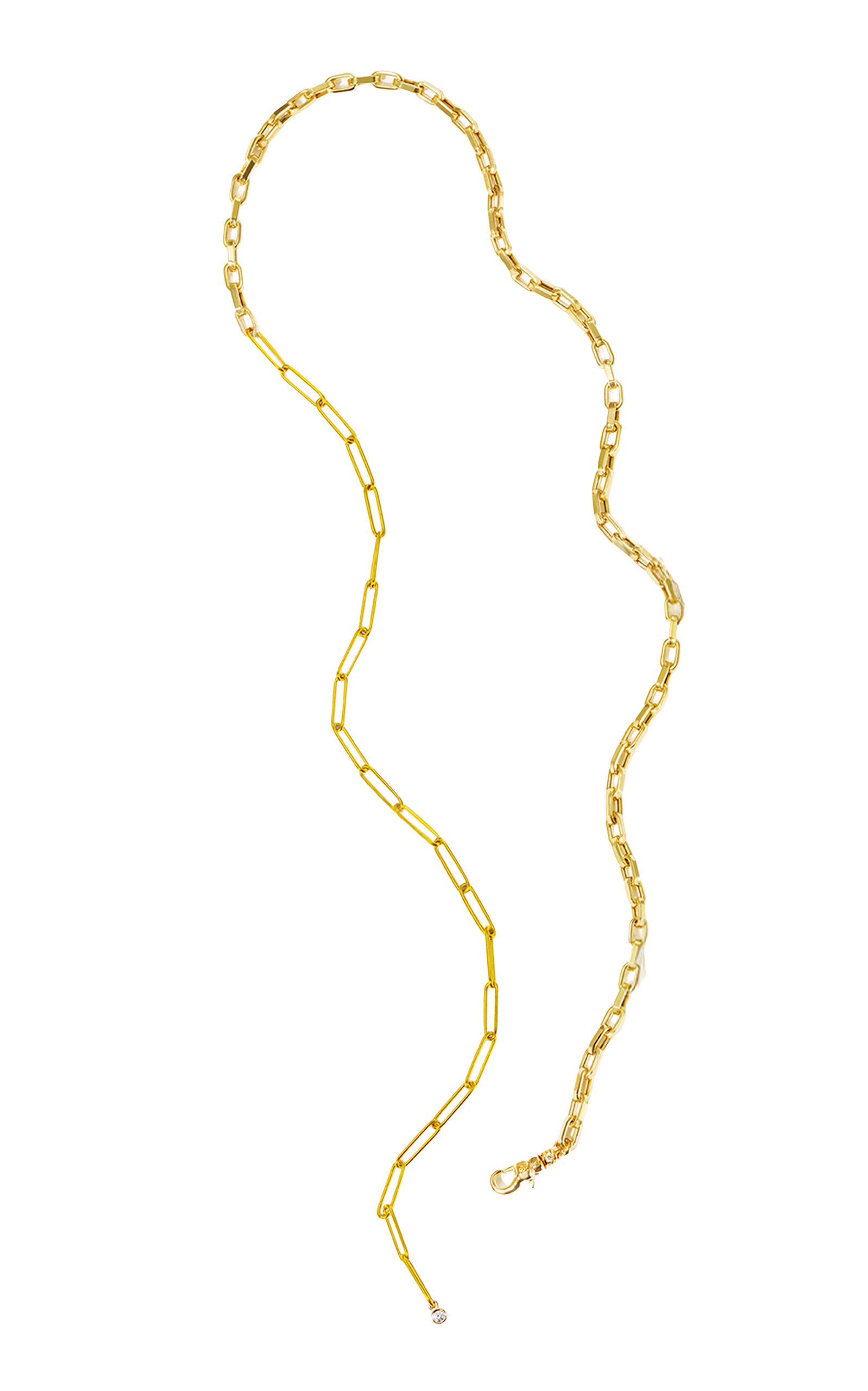 Milamore 18K Yellow Gold Classic Duo Chain Jr. YG - Gold - OS - Only At Moda Operandi - Women's Jewelry And Watches