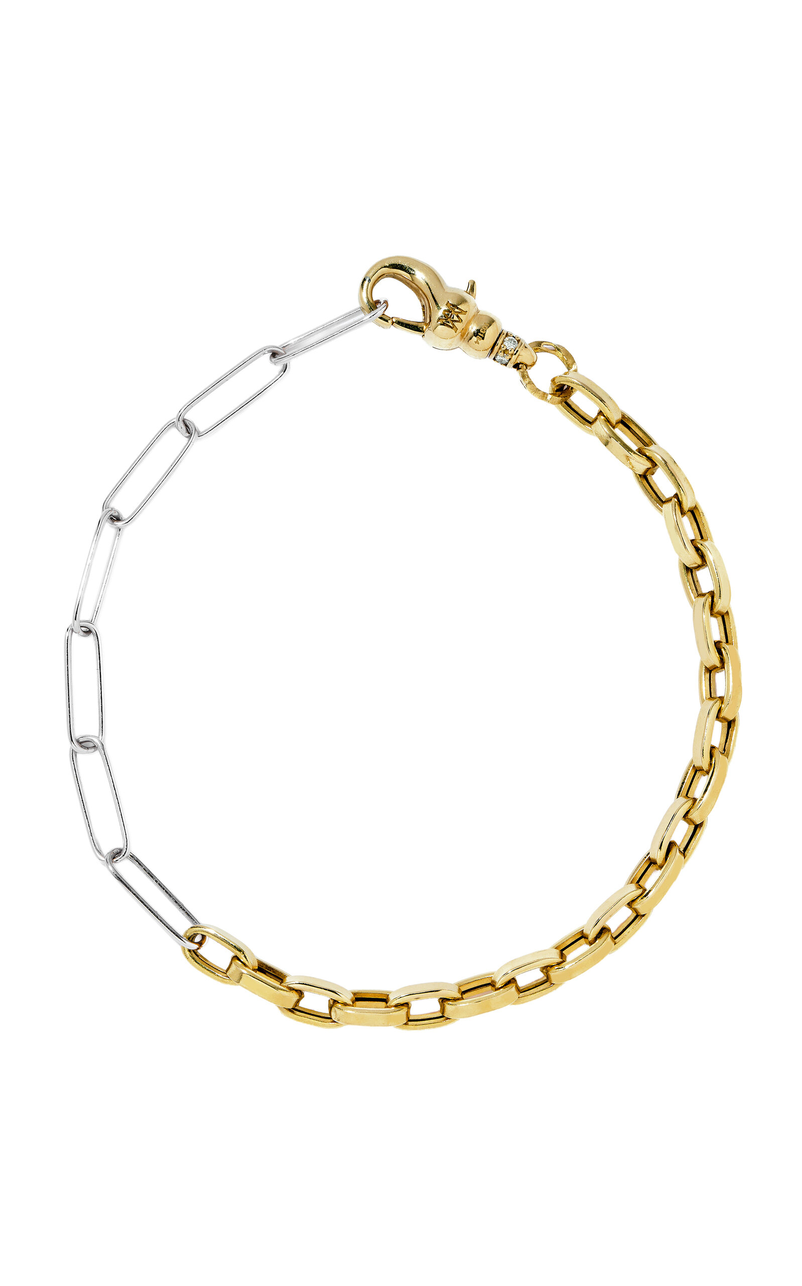 Milamore 18K Yellow Gold Duo Chain Il Bracelet - Gold - OS - Only At Moda Operandi