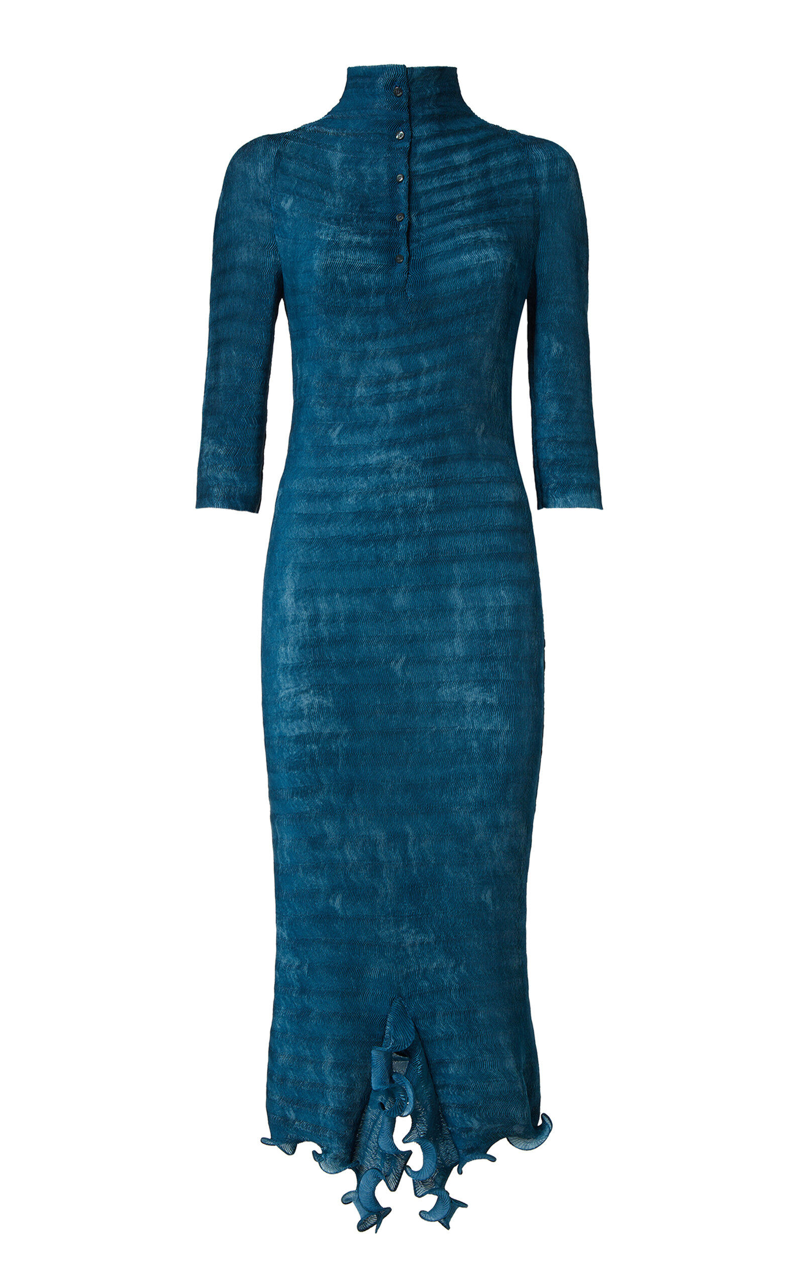 Fendi Pleated Midi Dress