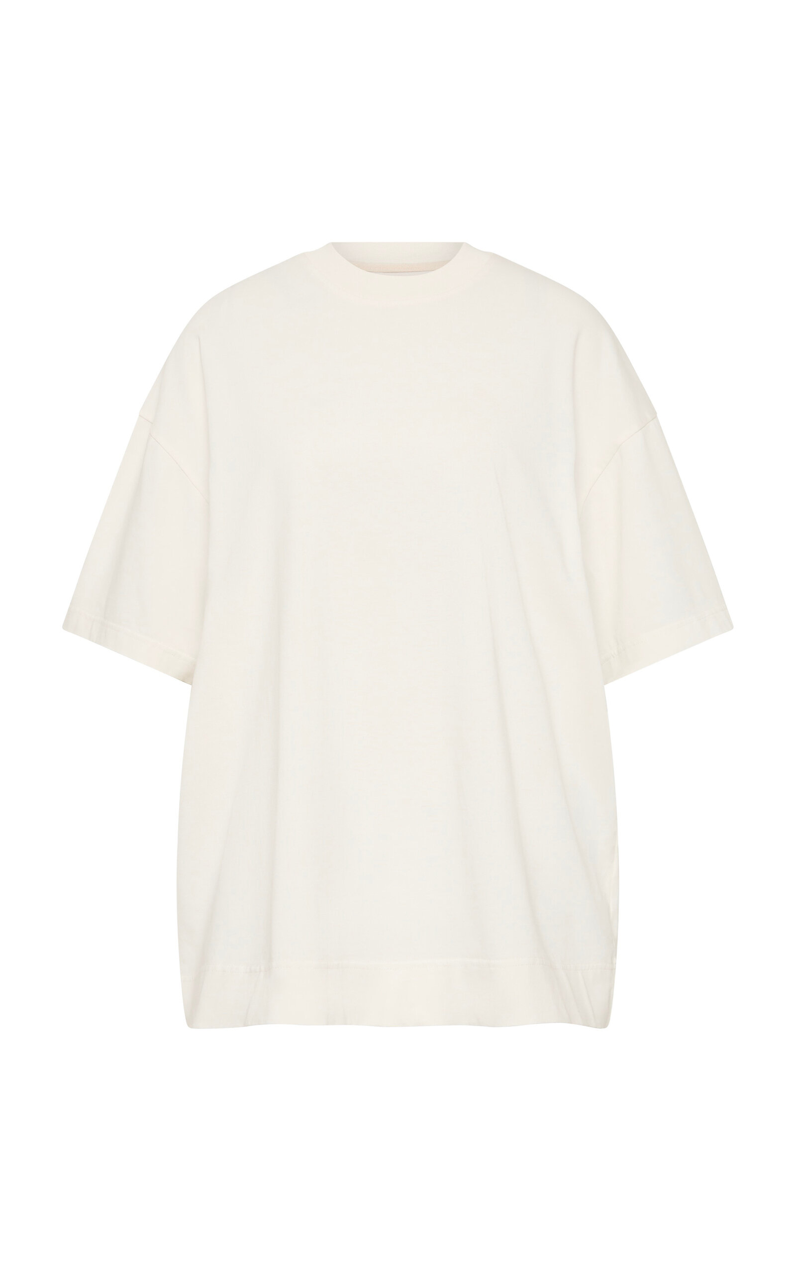 St Agni Homme Boxy Cotton T-shirt In White