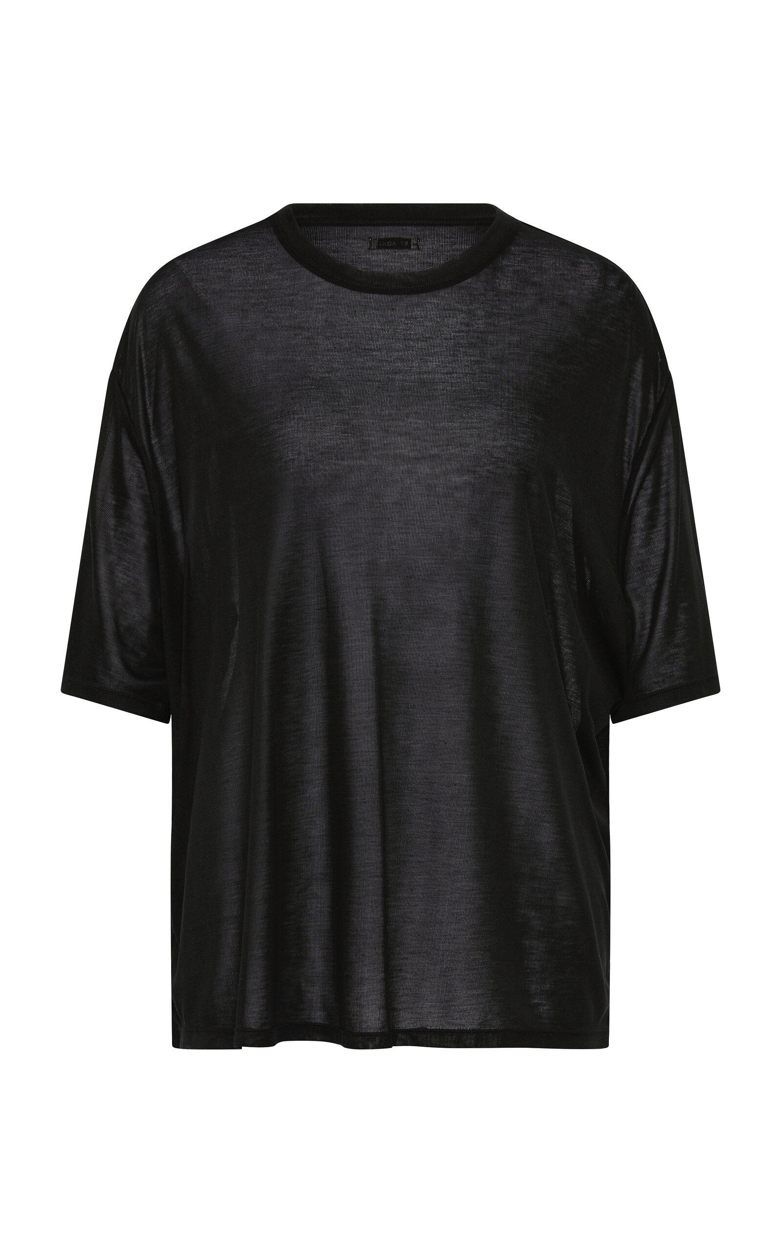 St Agni Relaxed Tencel Jersey T-shirt In Black
